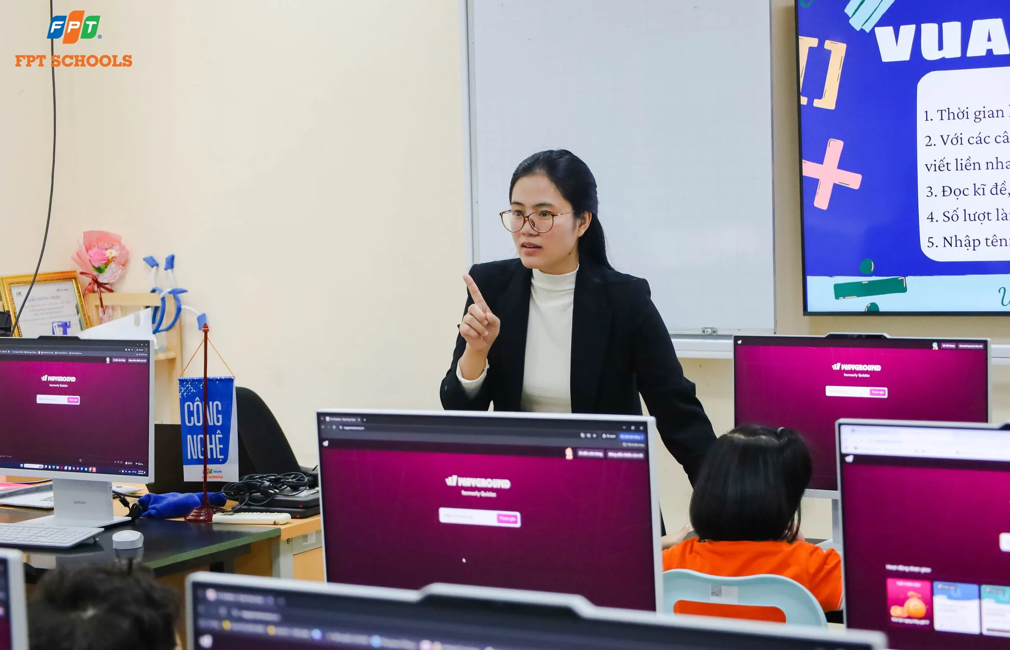 Chung kết cấp trường cuộc thi “Vua Tính Nhẩm”