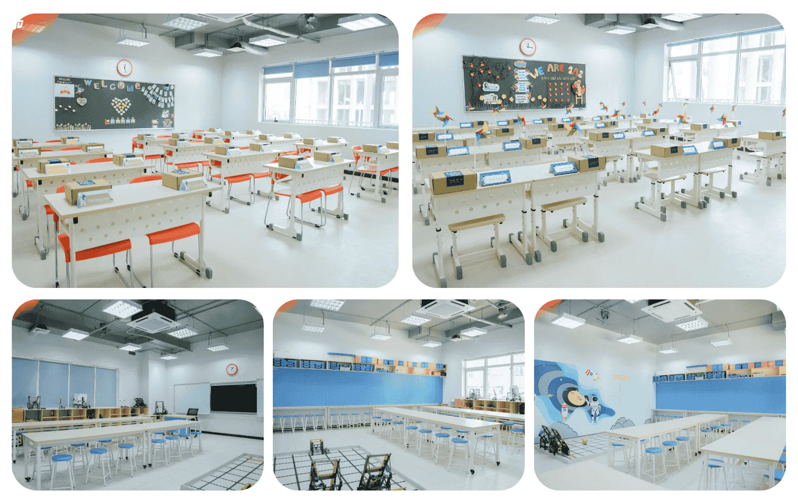 Khám phá cơ sở vật chất tại FPT School Millennia Nam Sài Gòn - FPT Education Phòng học hiện đại tối ưu ánh sáng tự nhiên để học sinh tập trung và giữ năng lượng suốt buổi học