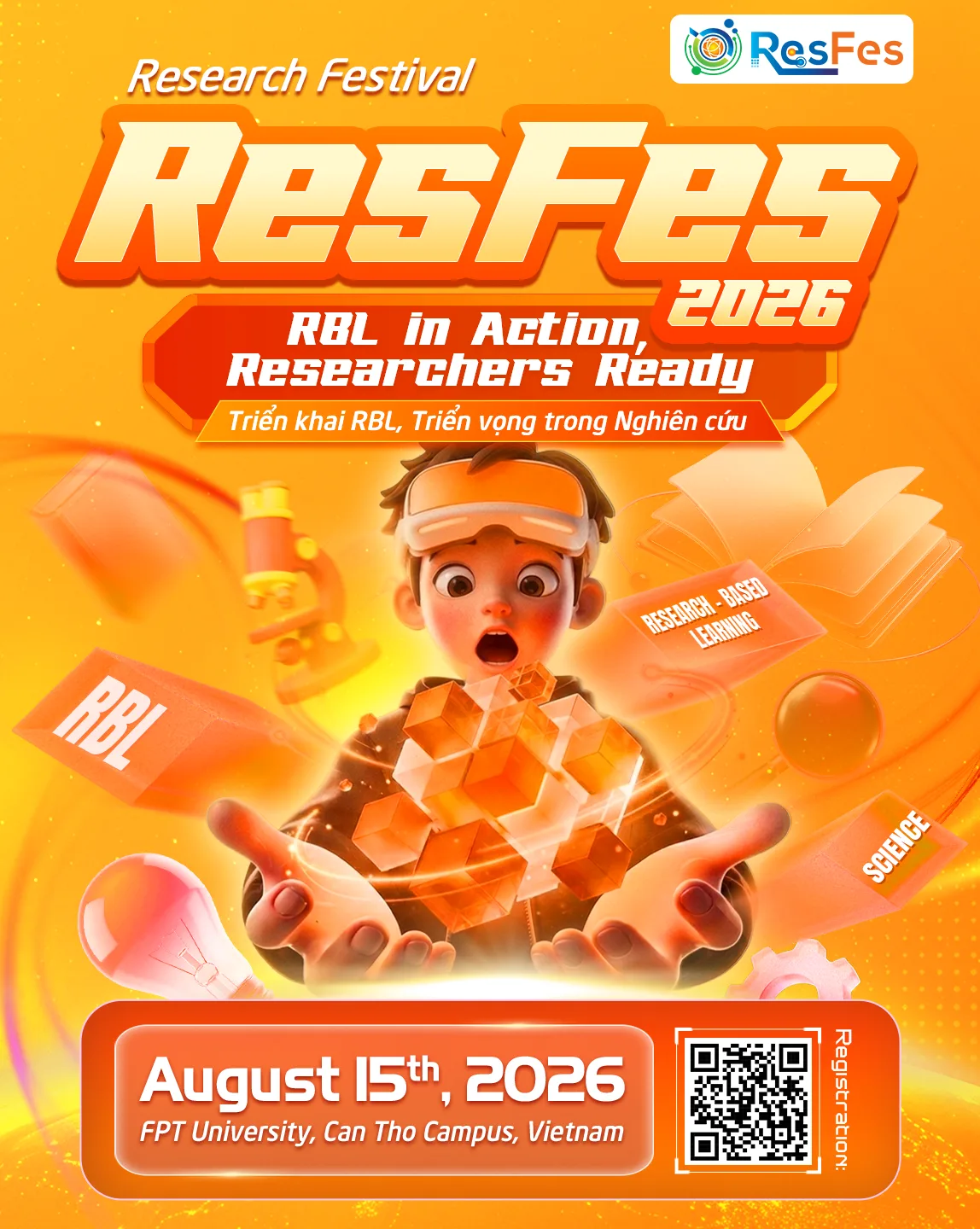 Research Festival 2026: “RBL in Action, Researchers Ready” thúc đẩy tinh thần học tập qua nghiên cứu khoa học - FPT Education Research Festival 2026: “RBL in Action, Researchers Ready” thúc đẩy tinh thần học tập qua nghiên cứu khoa học | FPT Schools