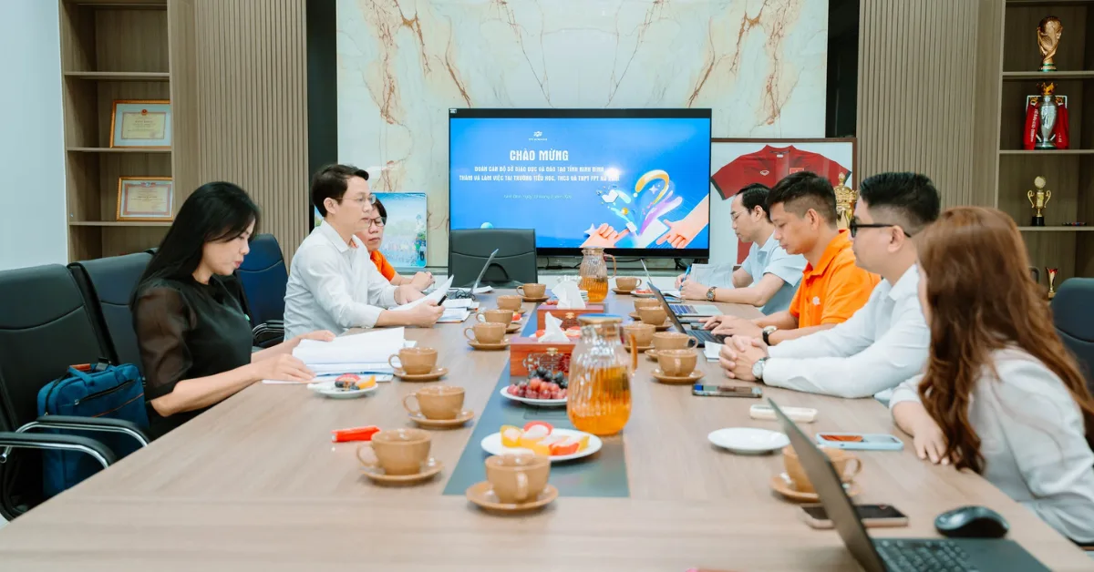 FPT School Hà Nam đón đoàn kiểm tra Sở GD&ĐT Ninh Bình: Sẵn sàng cho năm học 2026–2027 | FPT Schools