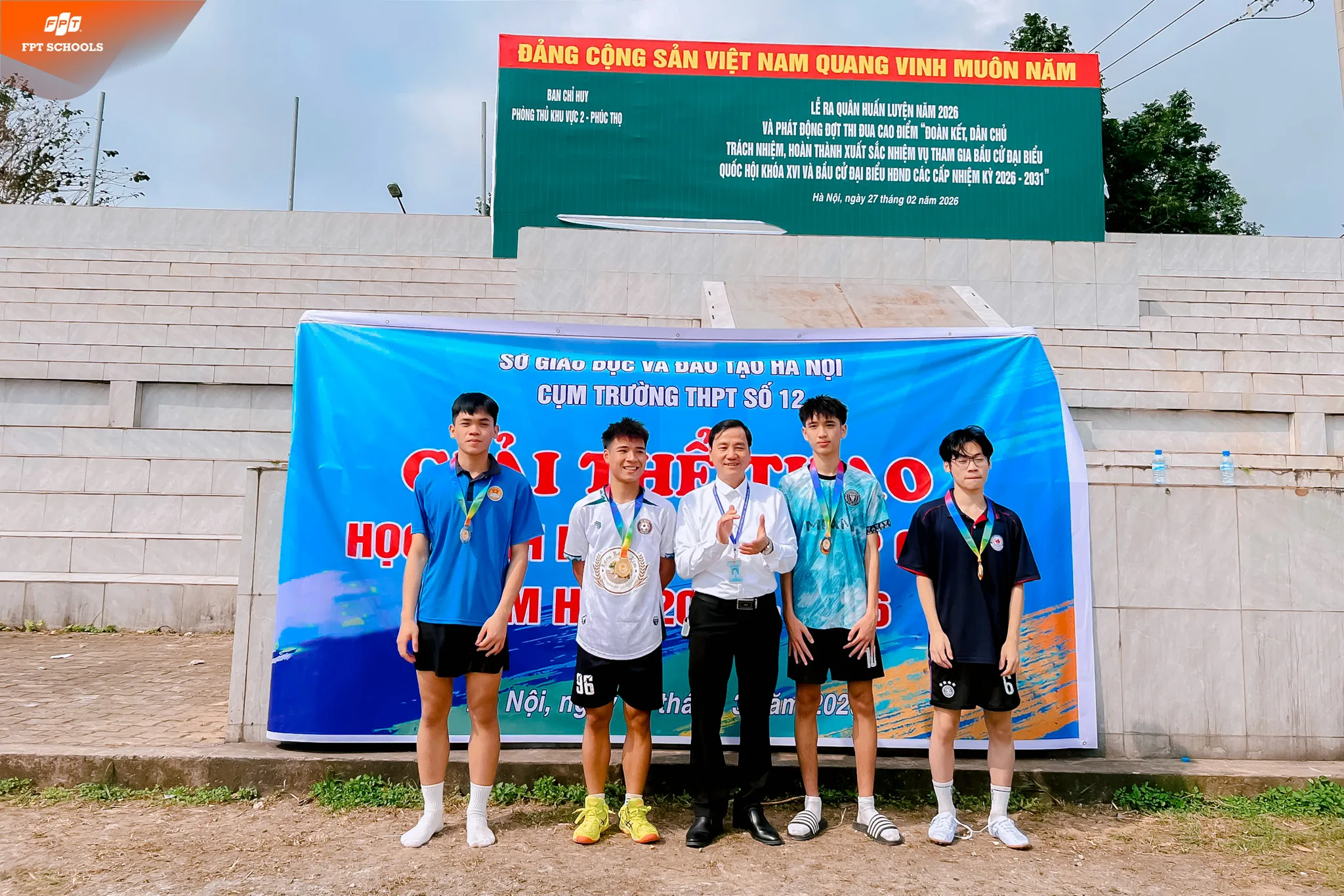 Giải thể thao học sinh THPT Cụm 12: Học sinh THPT FPT Hà Nội giành nhiều thành tích nổi bật | FPT Schools