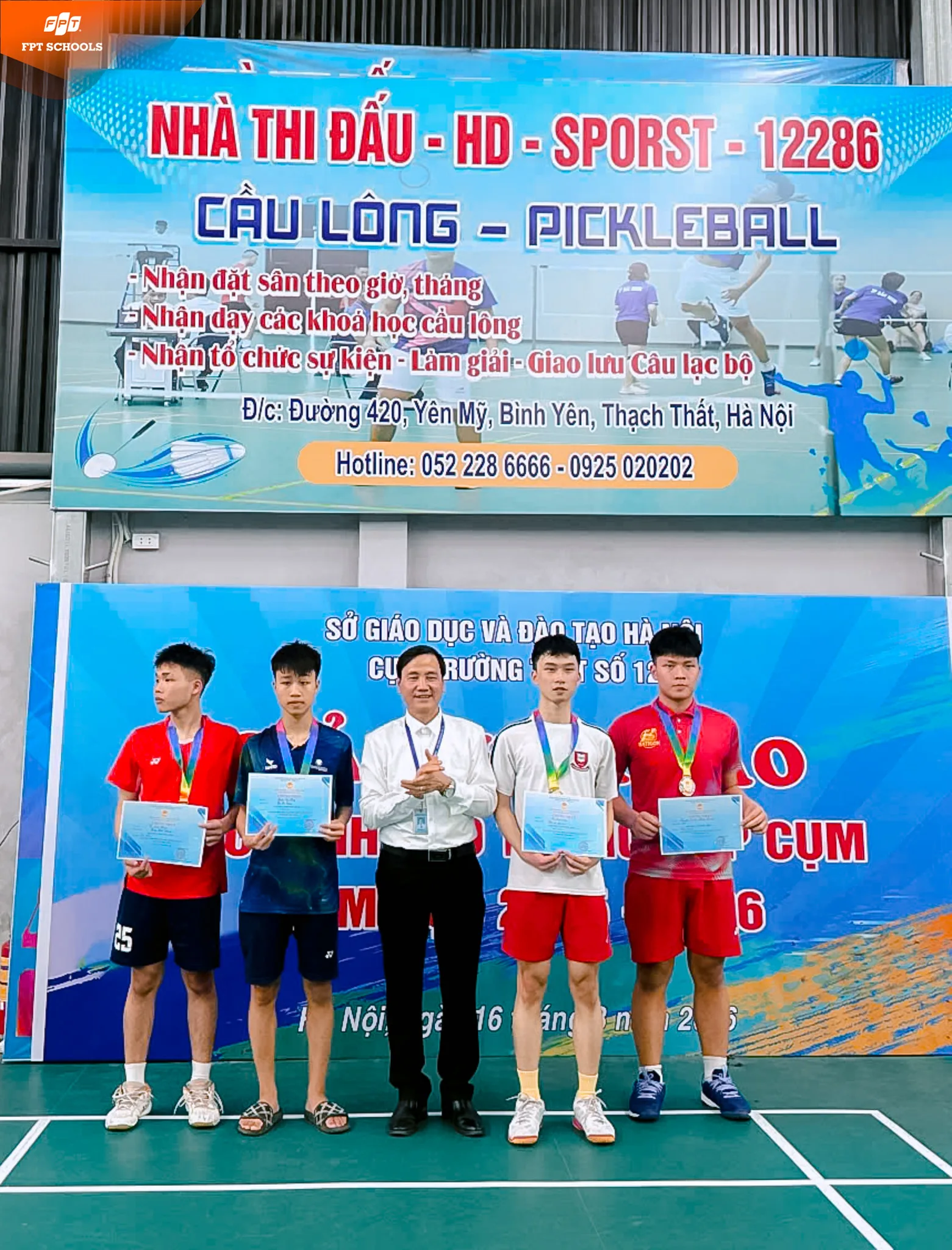 Giải thể thao học sinh THPT Cụm 12: Học sinh THPT FPT Hà Nội giành nhiều thành tích nổi bật | FPT Schools