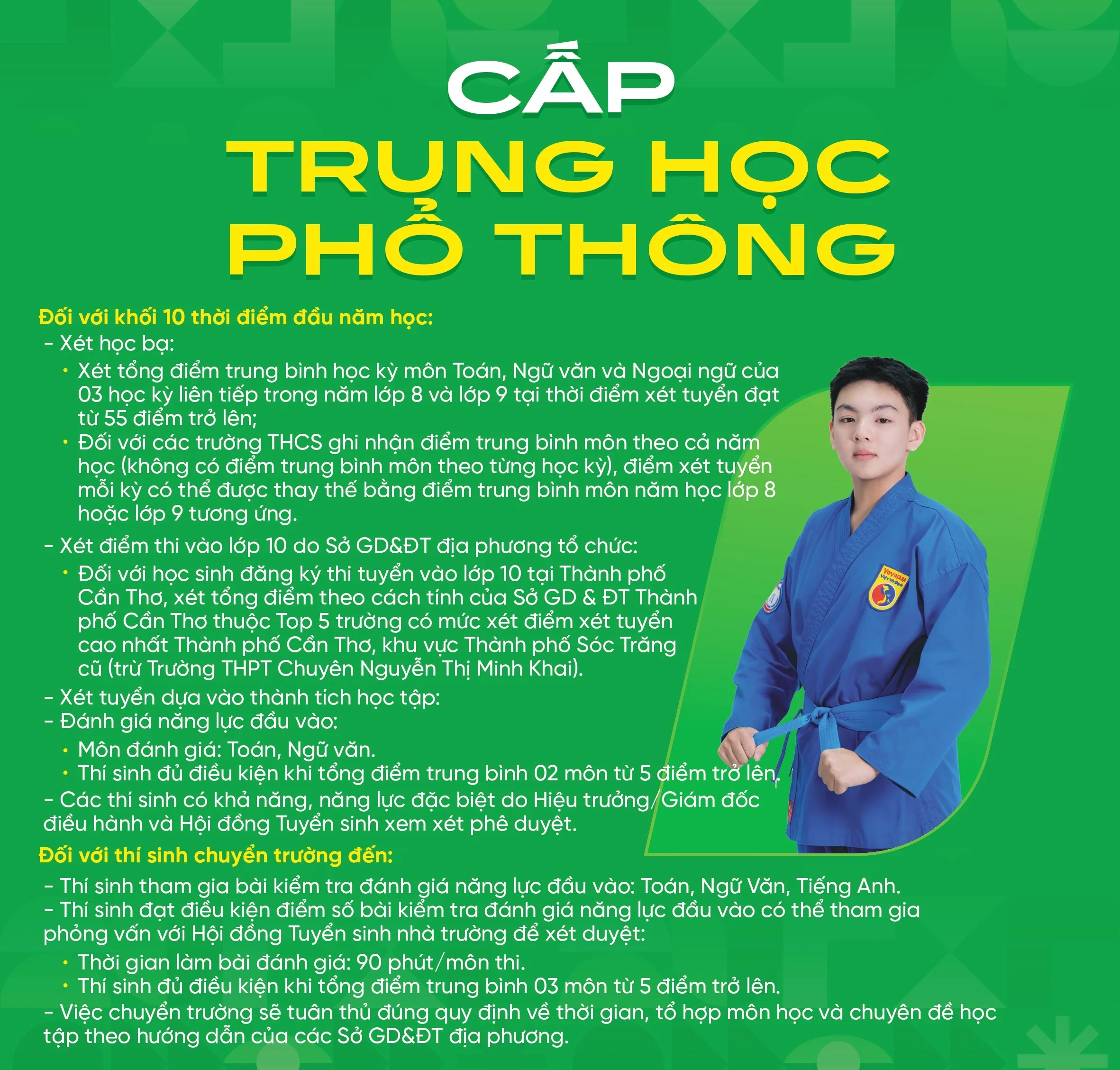 FSC ST Xét tuyển THPT