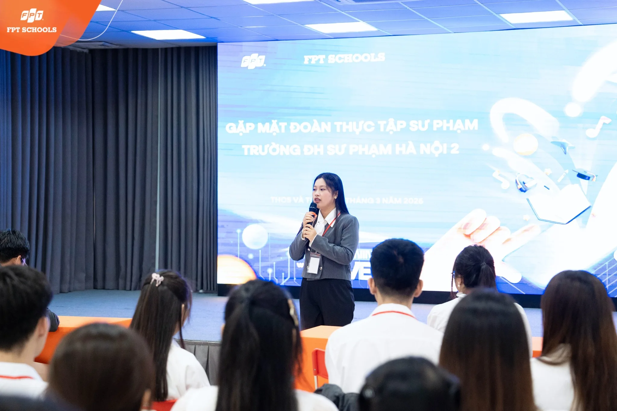 FPT School Hải Phòng chào đón đoàn sinh viên thực tập Trường Đại học Sư phạm Hà Nội 2 - FPT Education FPT School Hải Phòng chào đón đoàn sinh viên thực tập Trường Đại học Sư phạm Hà Nội 2 | FPT Schools