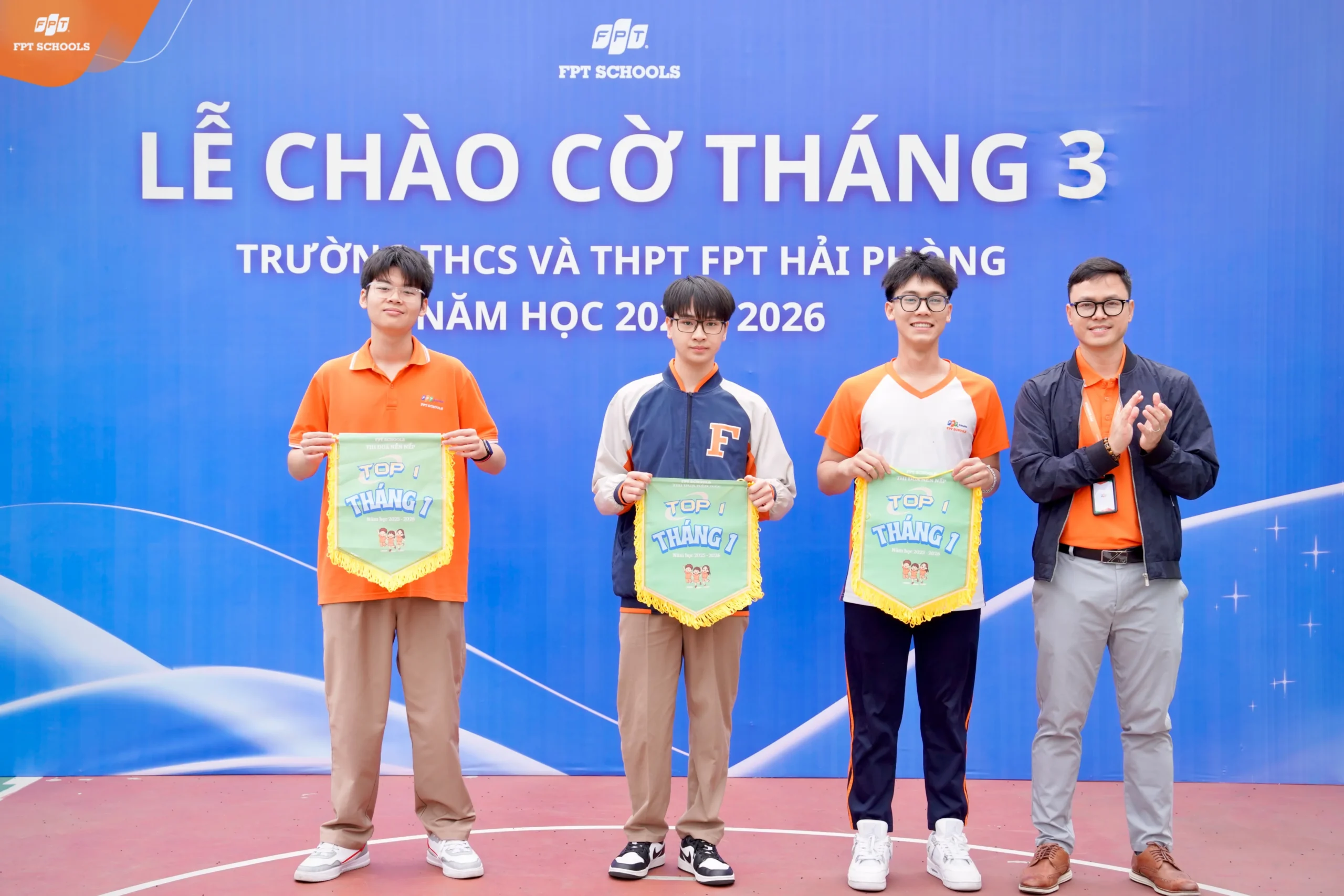 Lễ chào cờ tháng 3 - Khởi động tháng mới rực rỡ tại FPT School Hải Phòng - FPT Education Lễ chào cờ tháng 3 - Khởi động tháng mới rực rỡ tại FPT School Hải Phòng | FPT Schools