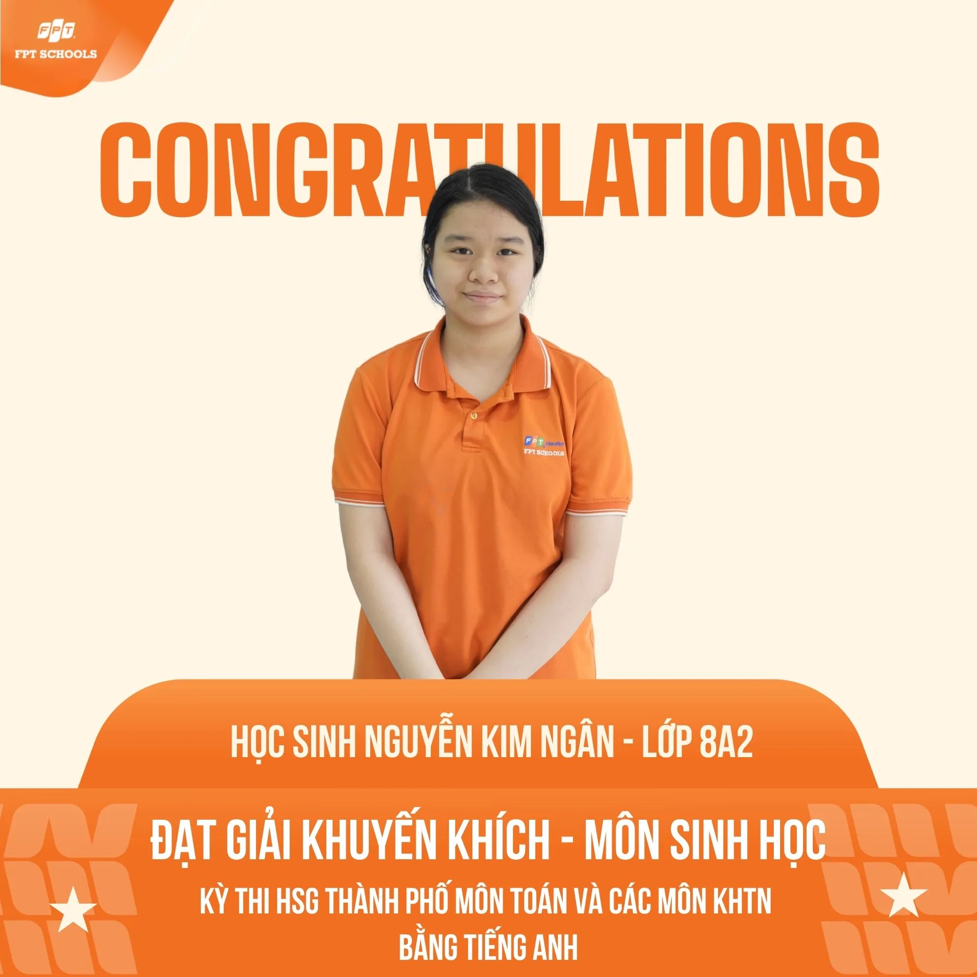 Chúc mừng học sinh FPT School Hải Phòng ghi dấu ấn tượng tại kỳ thi Học sinh giỏi thành phố môn Toán và các môn Khoa học Tự nhiên bằng Tiếng Anh | FPT Schools