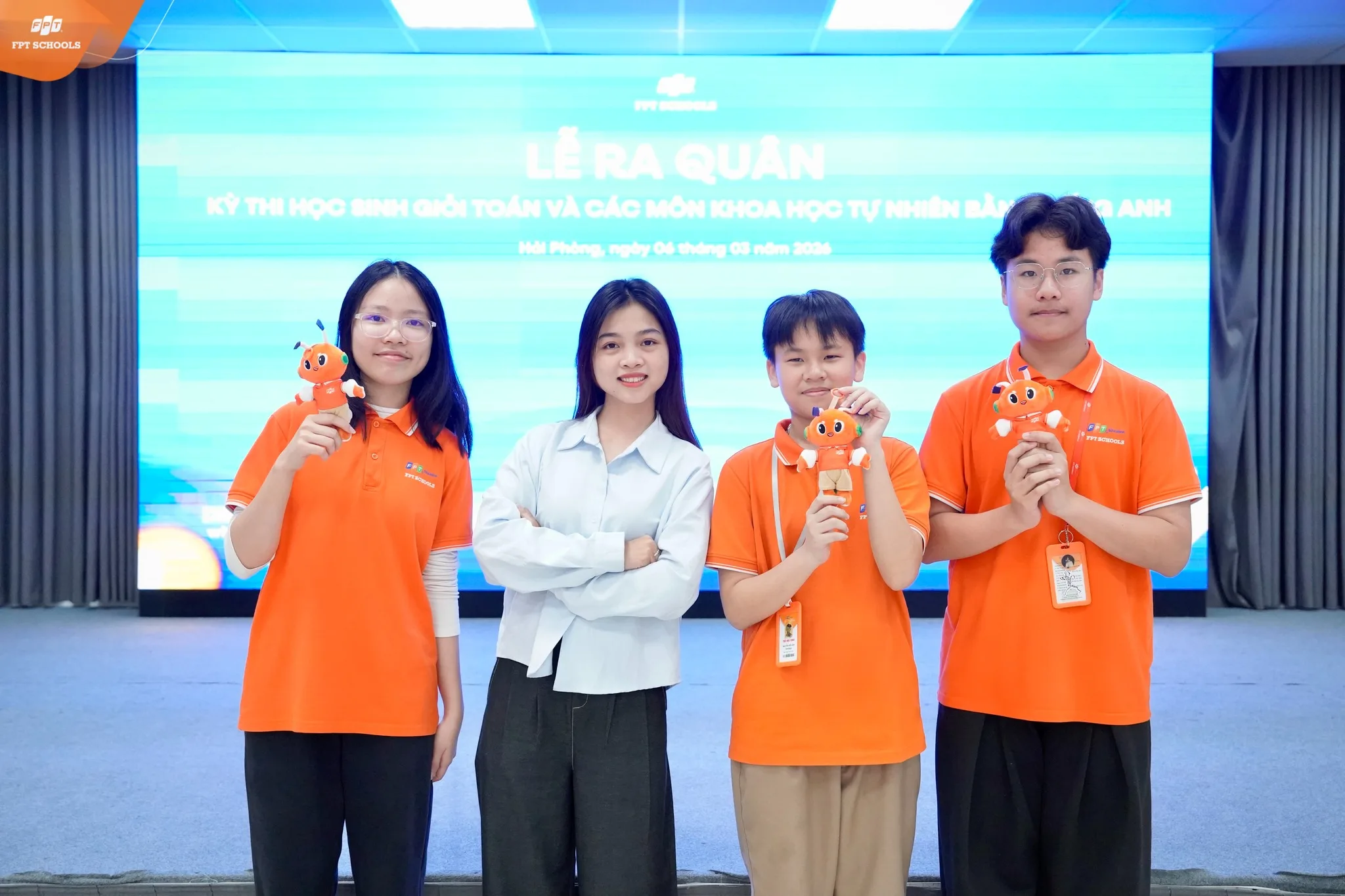 FPT School Hải Phòng sẵn sàng chinh phục Kỳ thi Học sinh giỏi Khoa học Tự nhiên và Toán bằng tiếng Anh - FPT Education FPT School Hải Phòng sẵn sàng chinh phục Kỳ thi Học sinh giỏi Khoa học Tự nhiên và Toán bằng tiếng Anh | FPT Schools