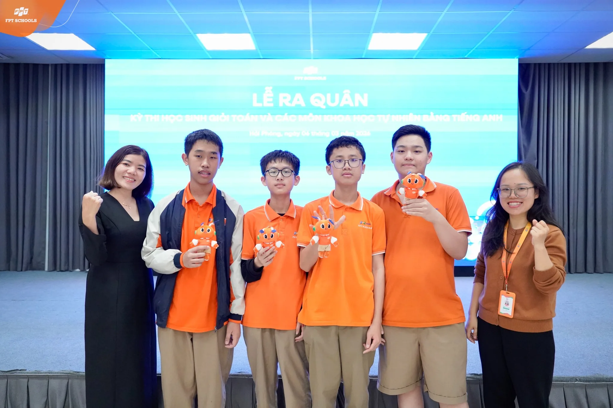 FPT School Hải Phòng sẵn sàng chinh phục Kỳ thi Học sinh giỏi Khoa học Tự nhiên và Toán bằng tiếng Anh - FPT Education FPT School Hải Phòng sẵn sàng chinh phục Kỳ thi Học sinh giỏi Khoa học Tự nhiên và Toán bằng tiếng Anh | FPT Schools