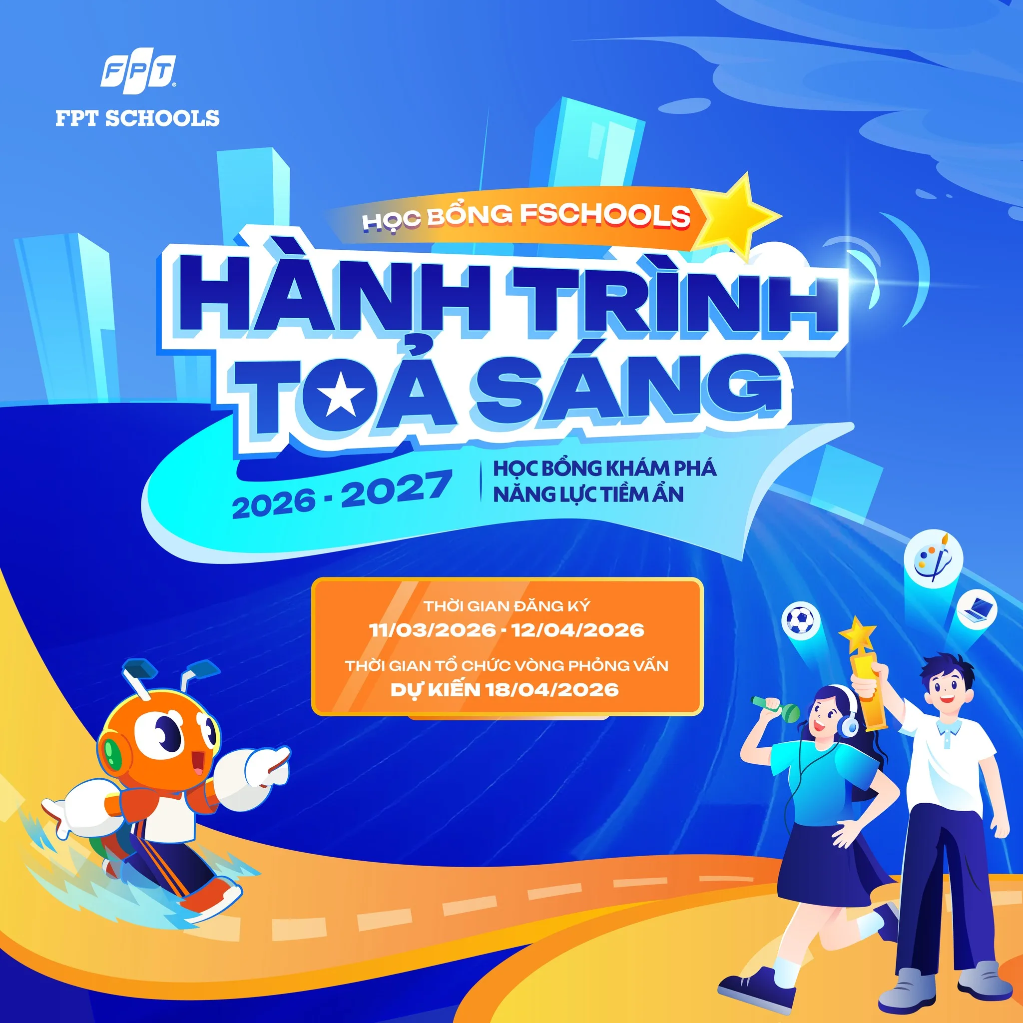 Fschools - Hành trình toả sáng - Tấm vé vàng chạm tới học bổng tại FPT School Vinh | FPT Schools