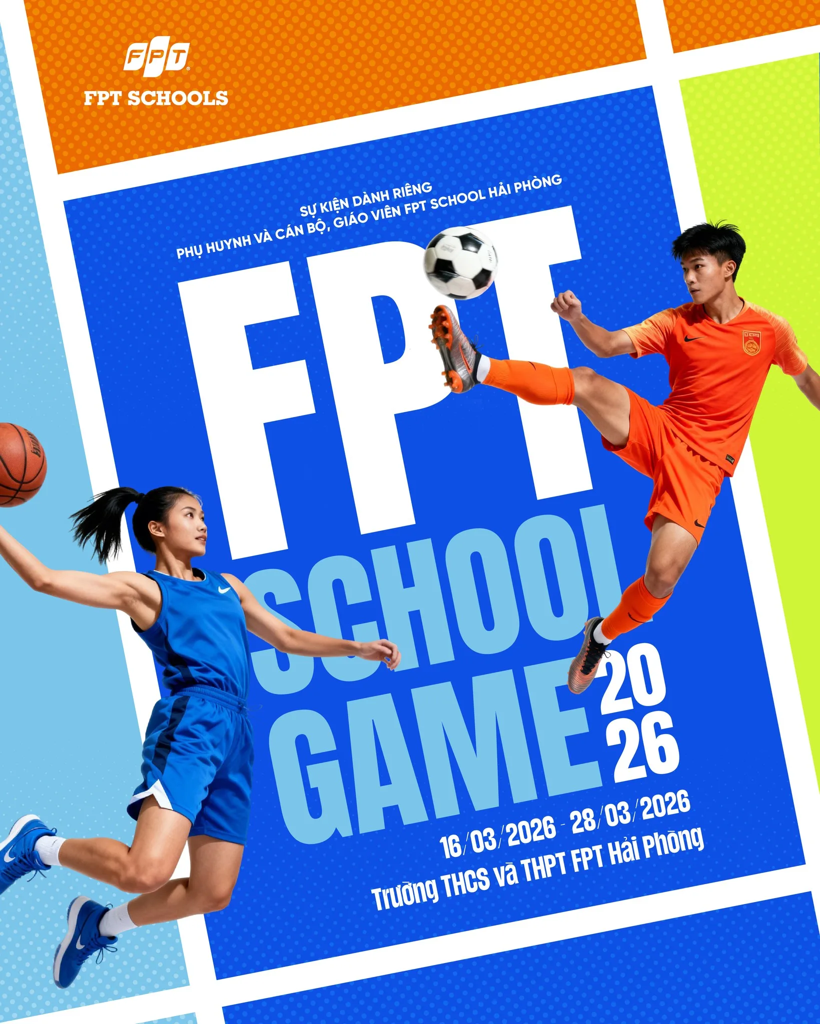 FPT School Games 2026 - Kết nối để đồng hành, bứt phá để gắn kết | FPT Schools