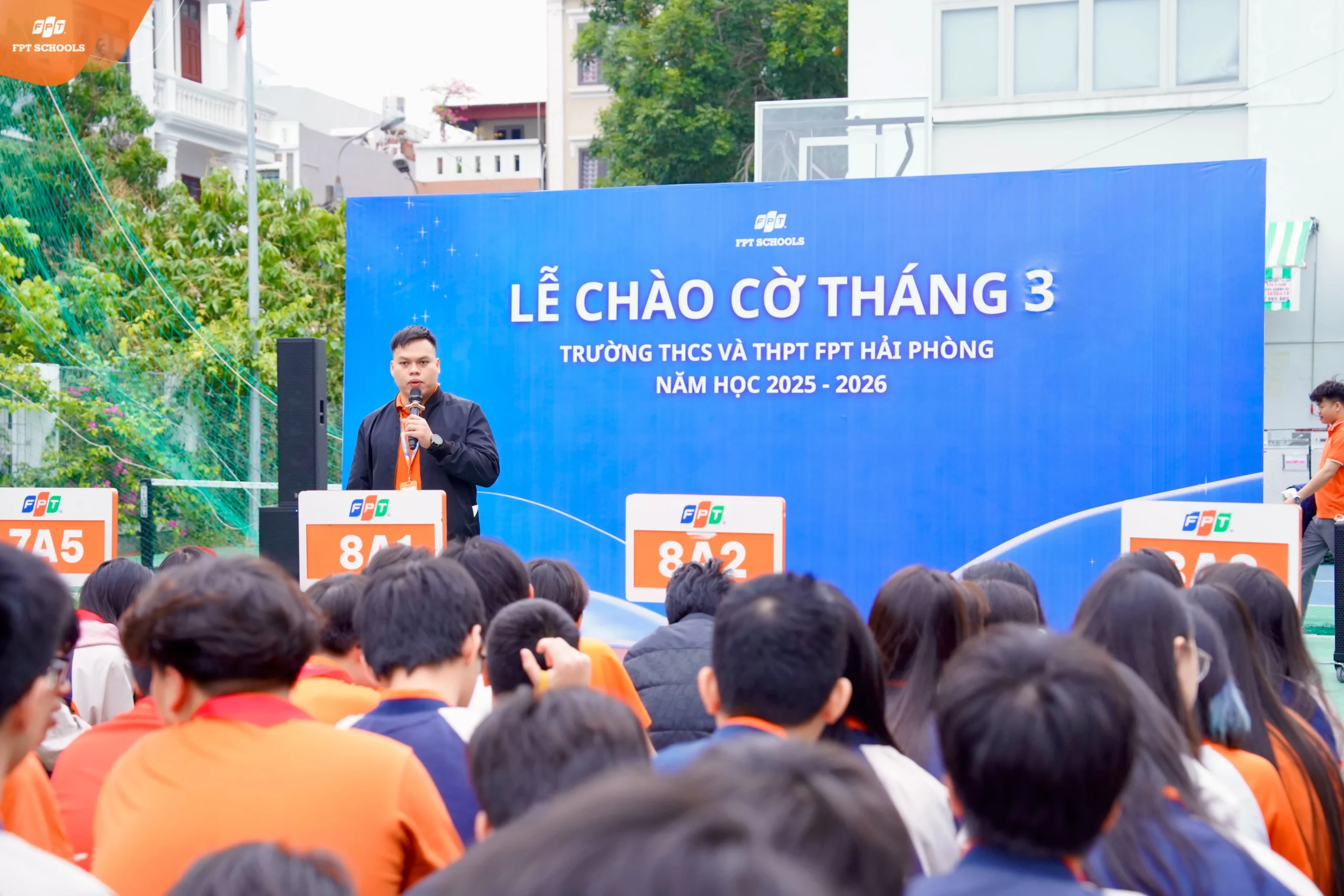 Lễ chào cờ tháng 3 - Khởi động tháng mới rực rỡ tại FPT School Hải Phòng | FPT Schools