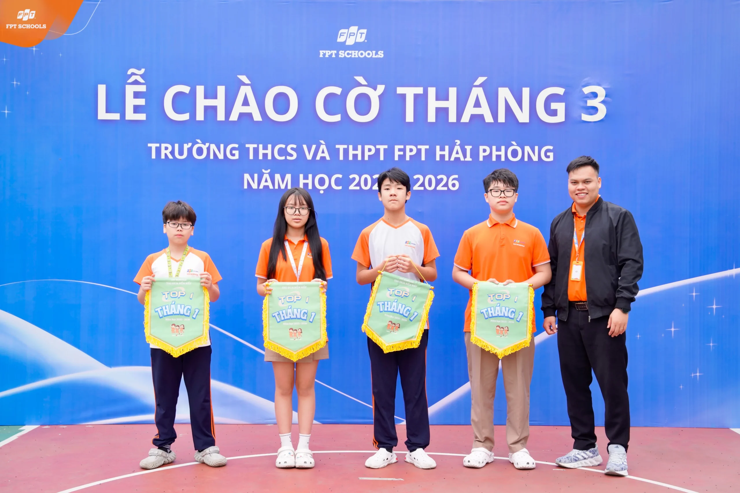 Lễ chào cờ tháng 3 - Khởi động tháng mới rực rỡ tại FPT School Hải Phòng - FPT Education Lễ chào cờ tháng 3 - Khởi động tháng mới rực rỡ tại FPT School Hải Phòng | FPT Schools