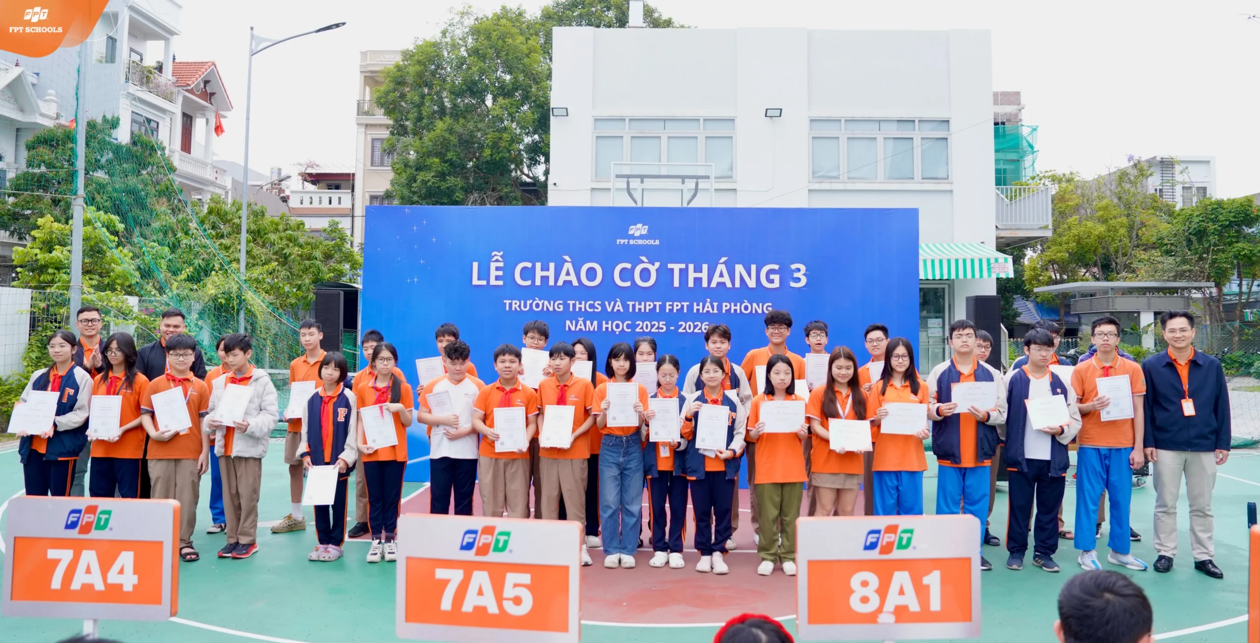 Lễ chào cờ tháng 3 - Khởi động tháng mới rực rỡ tại FPT School Hải Phòng - FPT Education Lễ chào cờ tháng 3 - Khởi động tháng mới rực rỡ tại FPT School Hải Phòng | FPT Schools