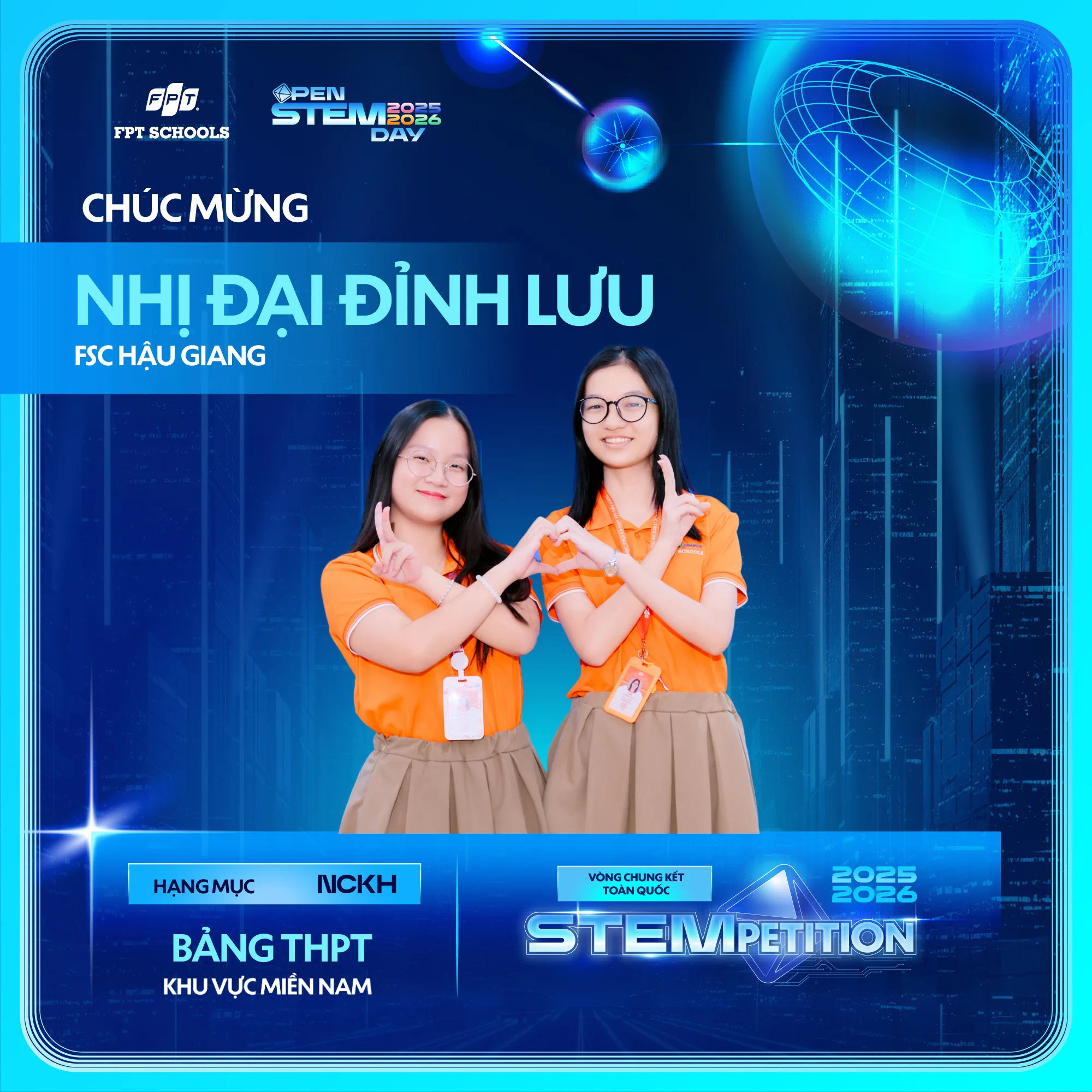 Chúc mừng các đội thi miền Nam xuất sắc bước vào Chung kết toàn quốc STEMPETITION 2025–2026 | FPT Schools