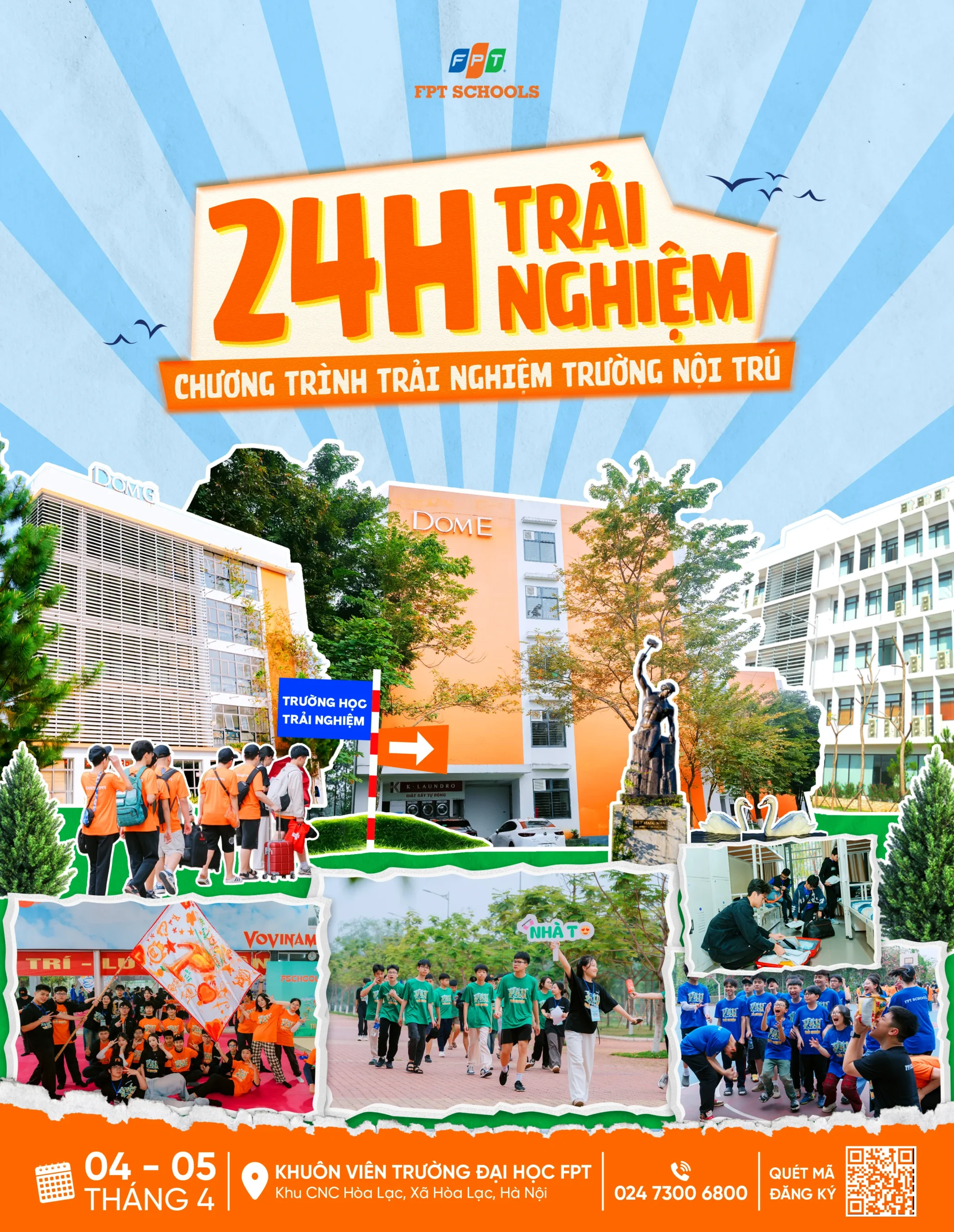 24H TRẢI NGHIỆM – HÀNH TRÌNH KHÁM PHÁ MÔI TRƯỜNG NỘI TRÚ THPT FPT | FPT Schools