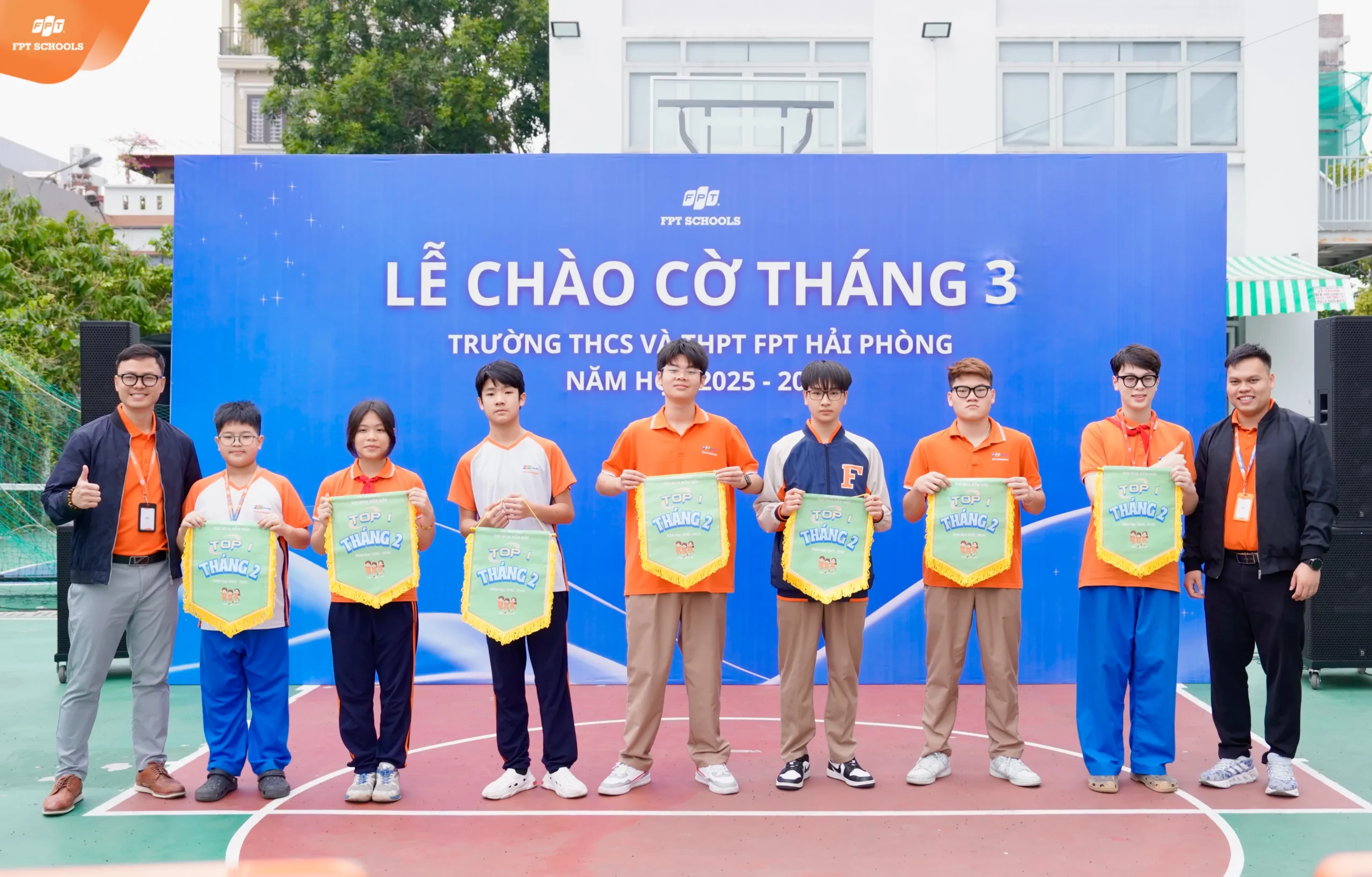 Lễ chào cờ tháng 3 - Khởi động tháng mới rực rỡ tại FPT School Hải Phòng - FPT Education Lễ chào cờ tháng 3 - Khởi động tháng mới rực rỡ tại FPT School Hải Phòng | FPT Schools