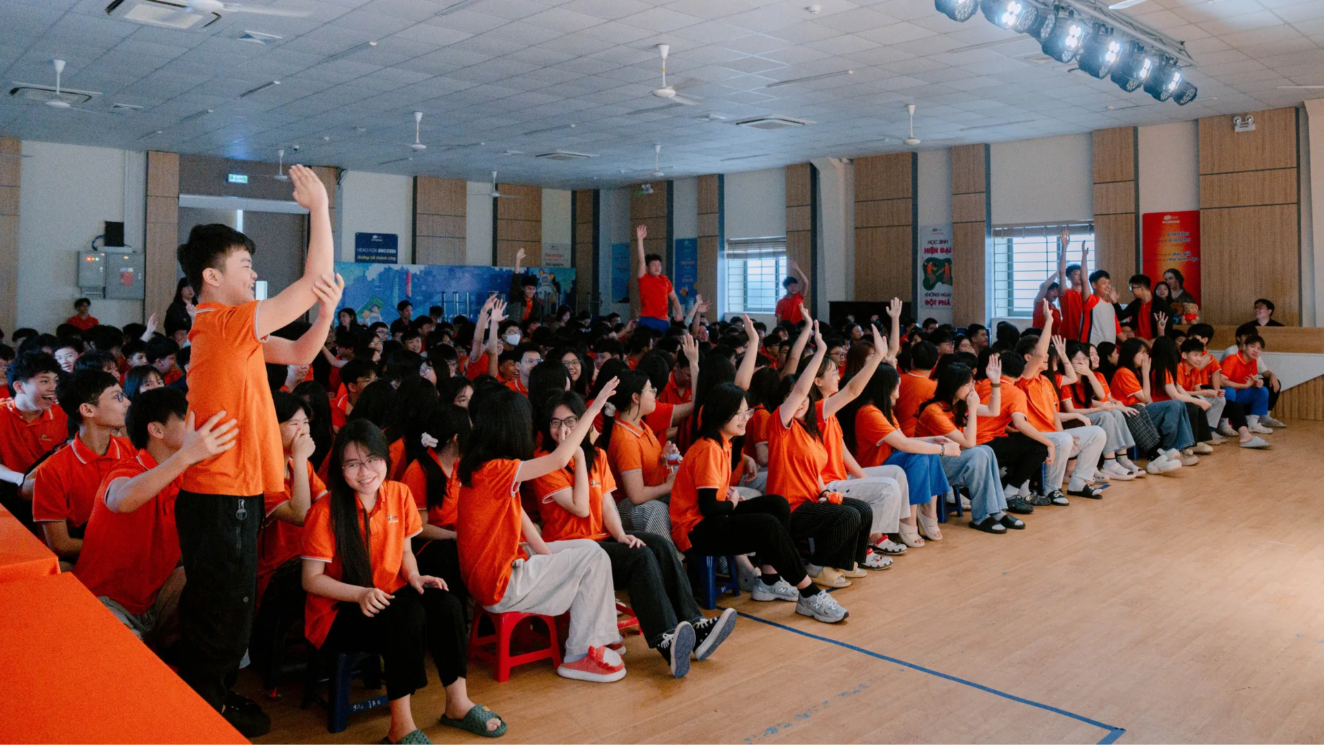 Trường THPT FPT Tây Hà Nội tổ chức talkshow định hướng chọn tổ hợp môn cho học sinh lớp 9 tại trường Tiểu học và THCS FPT Cầu Giấy | FPT Schools