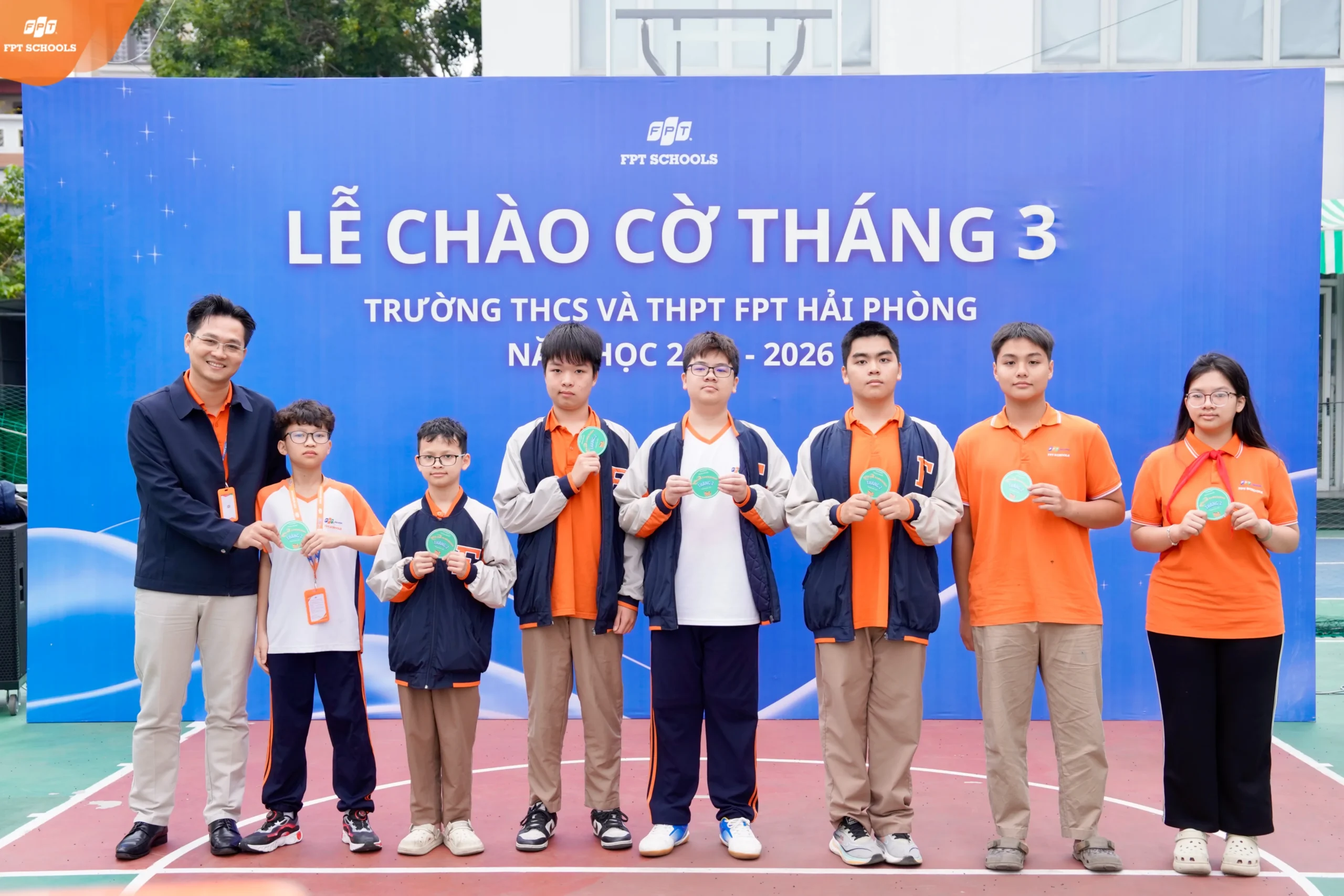 Lễ chào cờ tháng 3 - Khởi động tháng mới rực rỡ tại FPT School Hải Phòng - FPT Education Lễ chào cờ tháng 3 - Khởi động tháng mới rực rỡ tại FPT School Hải Phòng | FPT Schools