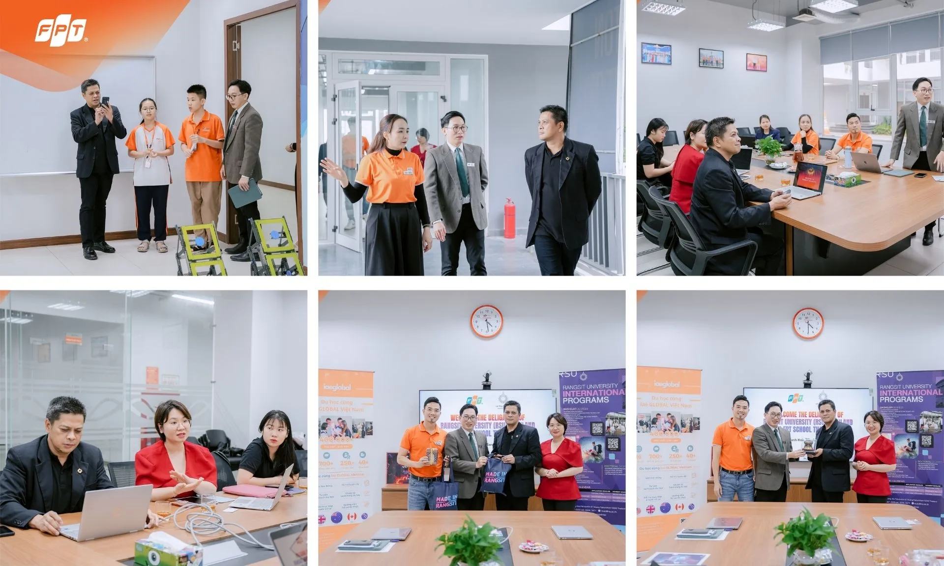 FPT School Thanh Hóa đón tiếp đại diện Đại học Rangsit & IAE Global Việt Nam | FPT Schools