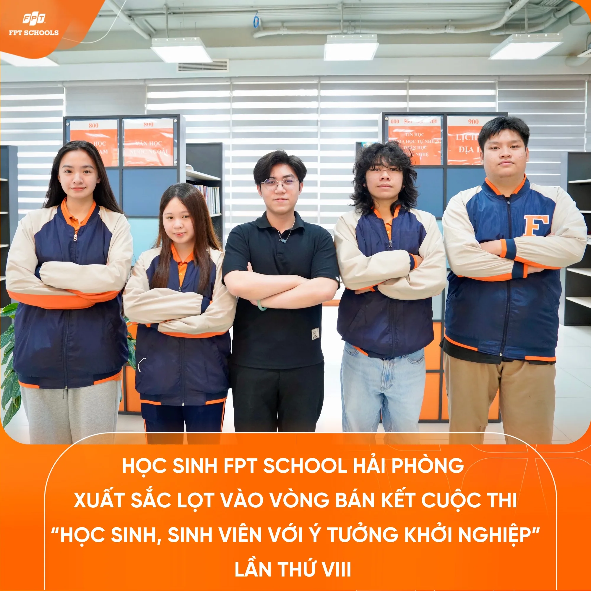 Chúc mừng học sinh FPT School Hải Phòng với 2 dự án xuất sắc góp mặt tại Vòng Bán kết Quốc gia cuộc thi “Học sinh, sinh viên với ý tưởng khởi nghiệp” lần thứ VIII | FPT Schools