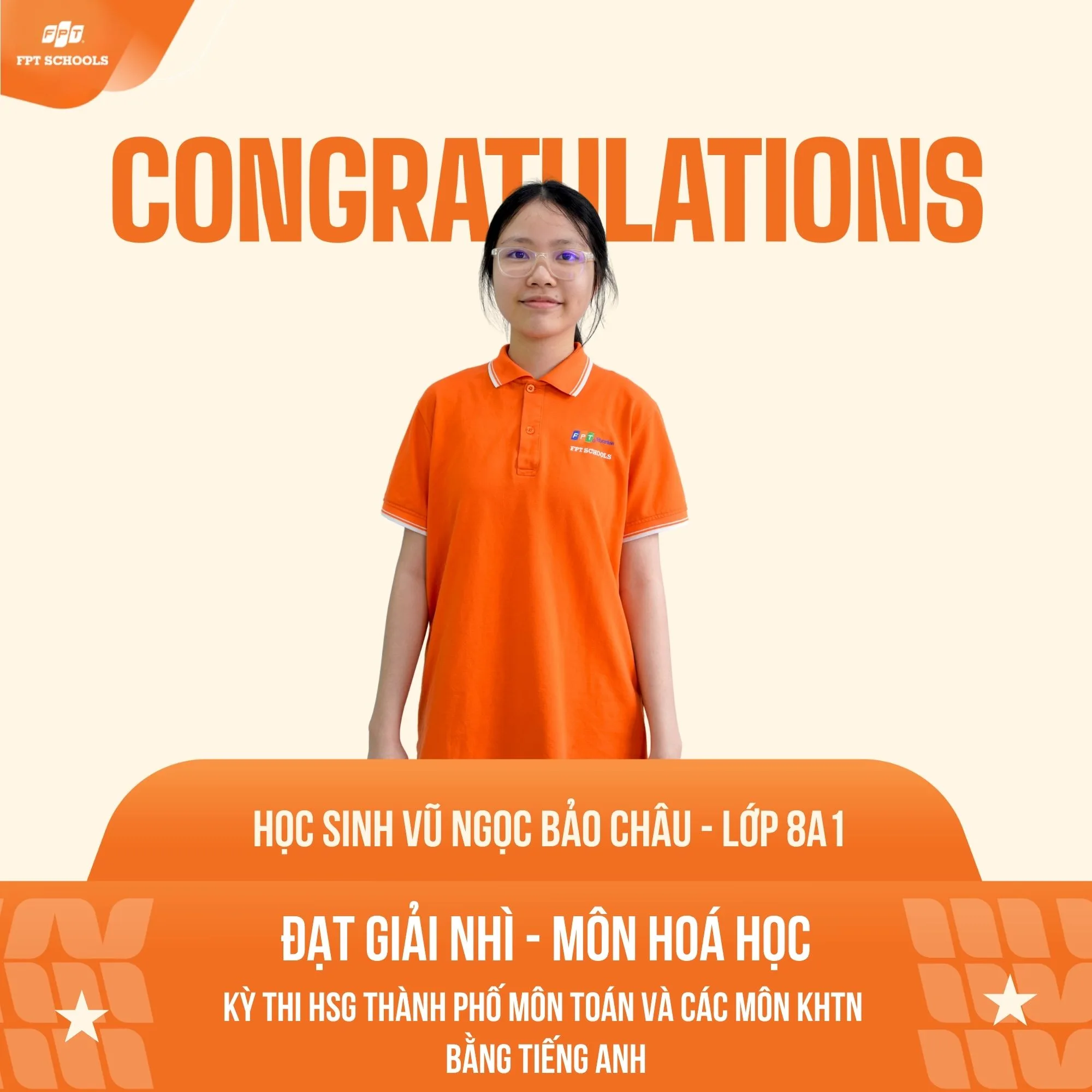 Chúc mừng học sinh FPT School Hải Phòng ghi dấu ấn tượng tại kỳ thi Học sinh giỏi thành phố môn Toán và các môn Khoa học Tự nhiên bằng Tiếng Anh | FPT Schools