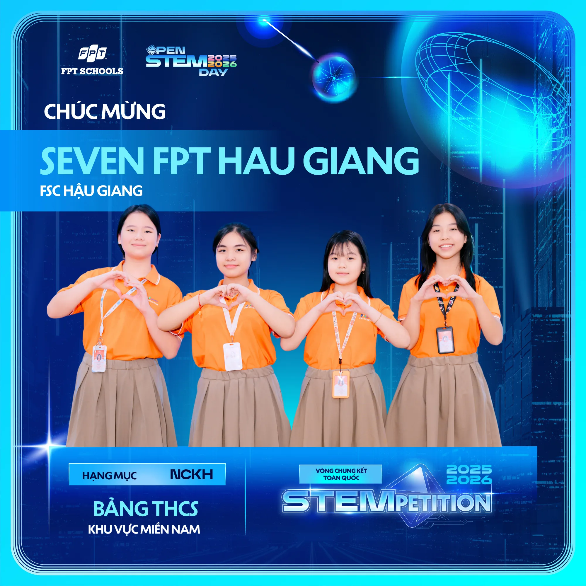 Chúc mừng các đội thi miền Nam xuất sắc bước vào Chung kết toàn quốc STEMPETITION 2025–2026 | FPT Schools