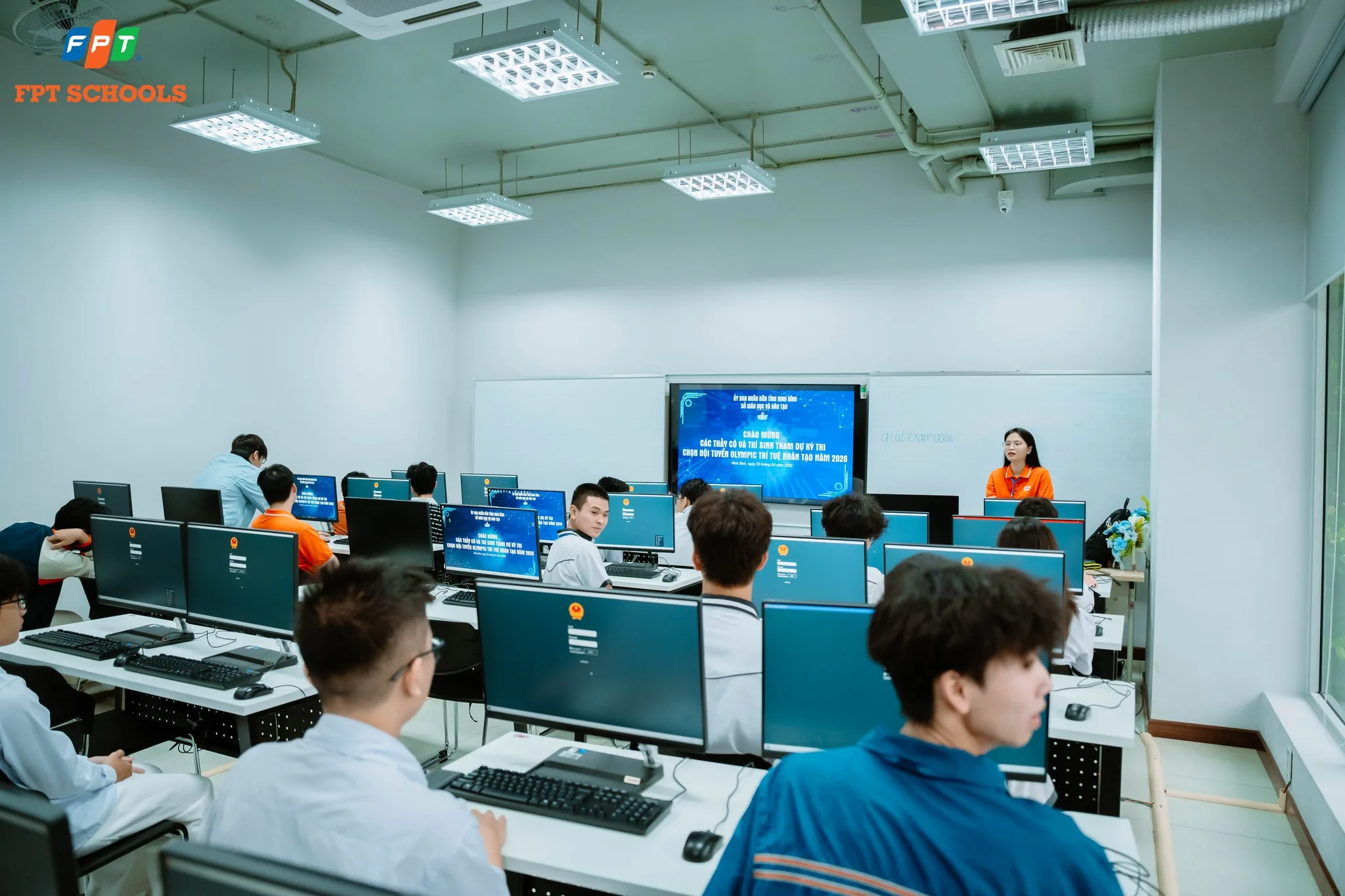 FPT School Hà Nam đăng cai vòng sơ loại Olympic Trí tuệ nhân tạo (VOAI) tỉnh Ninh Bình năm 2026 | FPT Schools