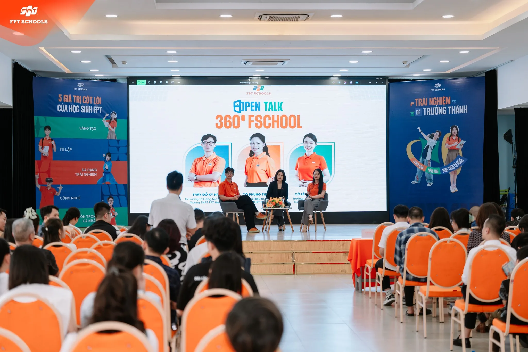 OPEN TALK – 360° FSCHOOL: HÀNH TRÌNH KHÁM PHÁ MÔI TRƯỜNG HỌC TẬP TOÀN DIỆN TẠI TRƯỜNG THPT FPT HÀ NỘI | FPT Schools