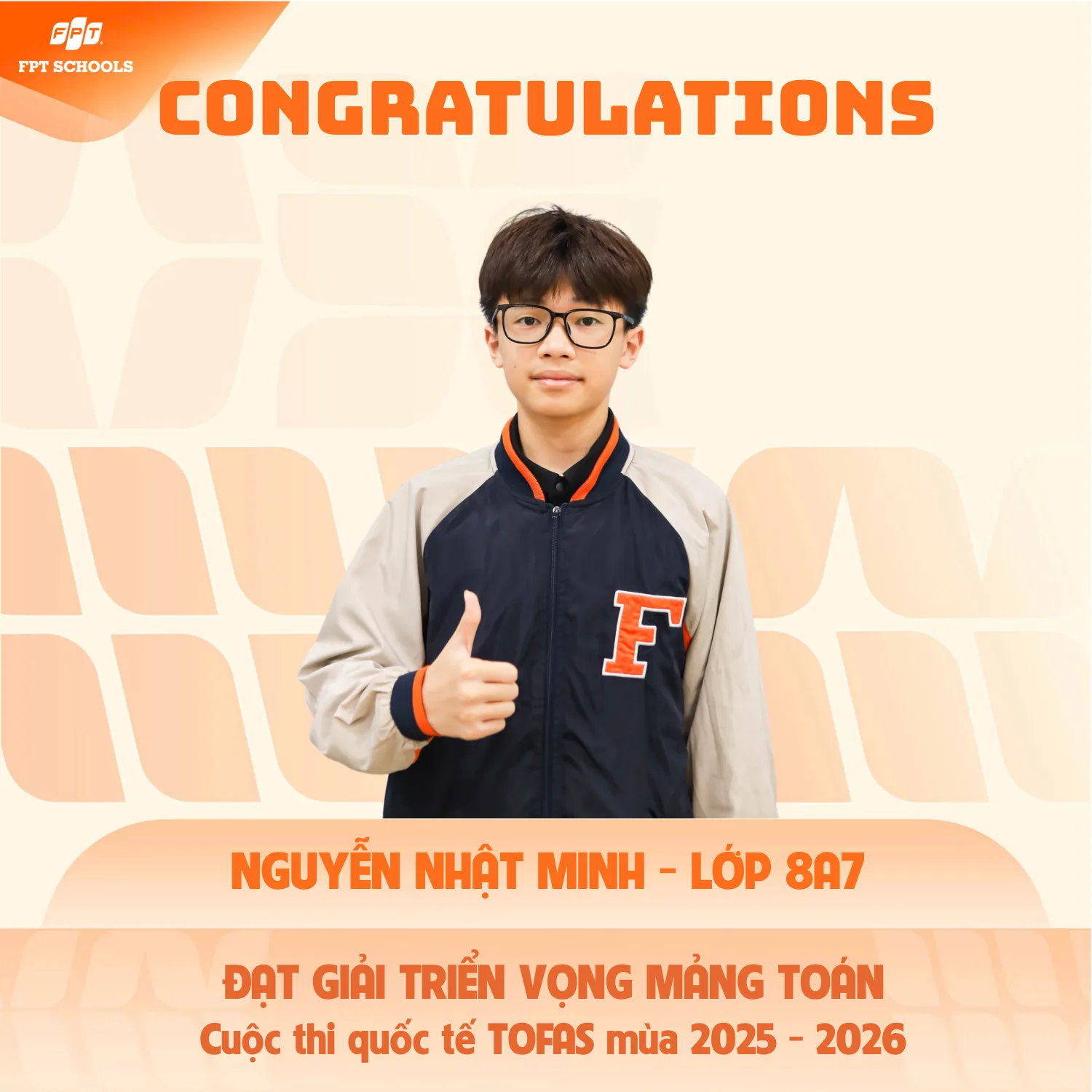 "Cơn mưa" giải thưởng của học sinh FPT School Cầu Giấy trong cuộc thi quốc tế TOFAS mùa 2025 - 2026 | FPT Schools