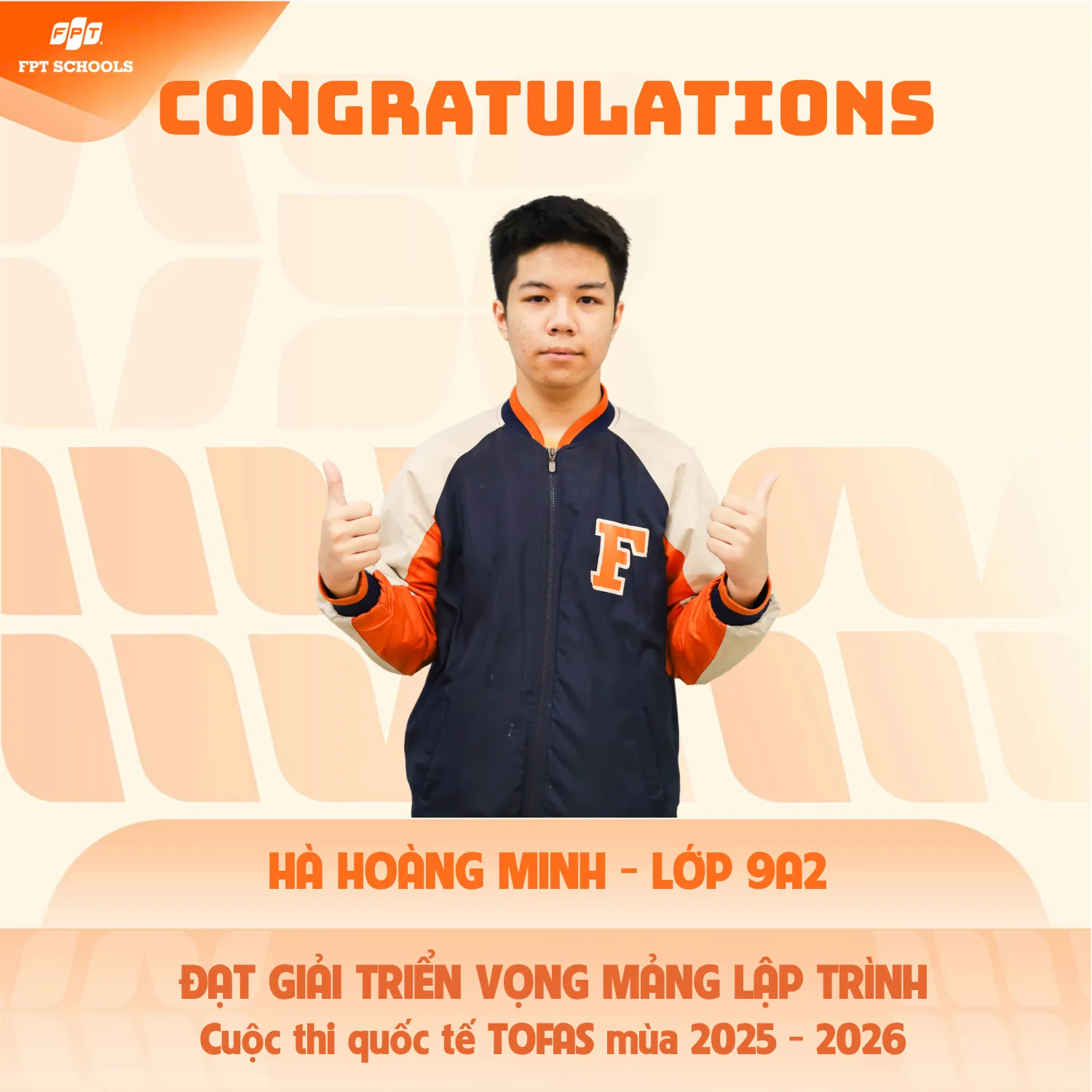 "Cơn mưa" giải thưởng của học sinh FPT School Cầu Giấy trong cuộc thi quốc tế TOFAS mùa 2025 - 2026 | FPT Schools