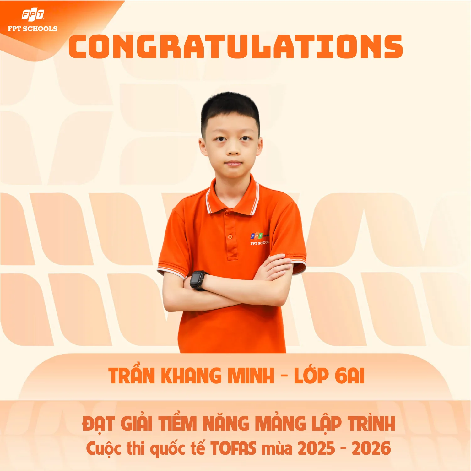 "Cơn mưa" giải thưởng của học sinh FPT School Cầu Giấy trong cuộc thi quốc tế TOFAS mùa 2025 - 2026 | FPT Schools