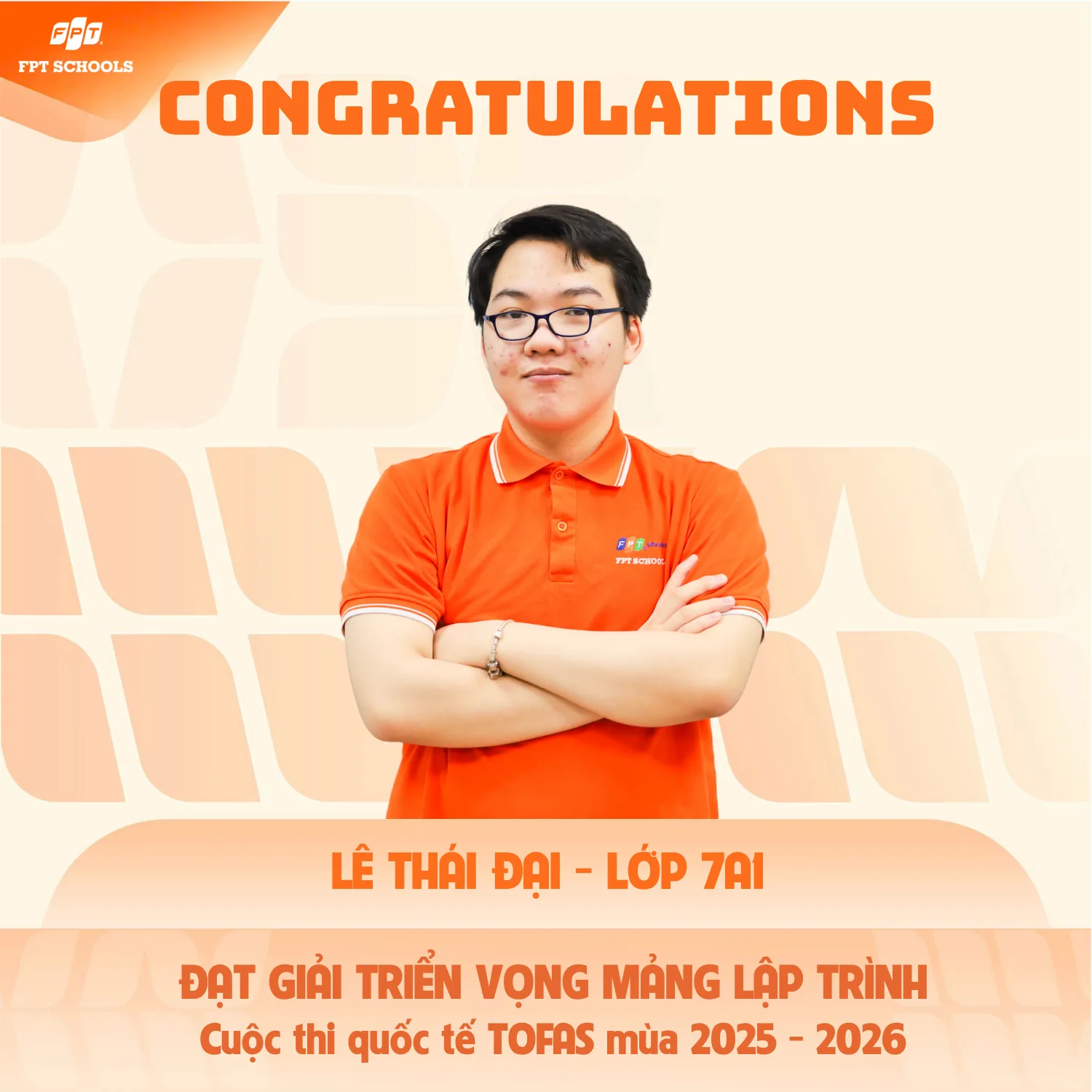 "Cơn mưa" giải thưởng của học sinh FPT School Cầu Giấy trong cuộc thi quốc tế TOFAS mùa 2025 - 2026 | FPT Schools