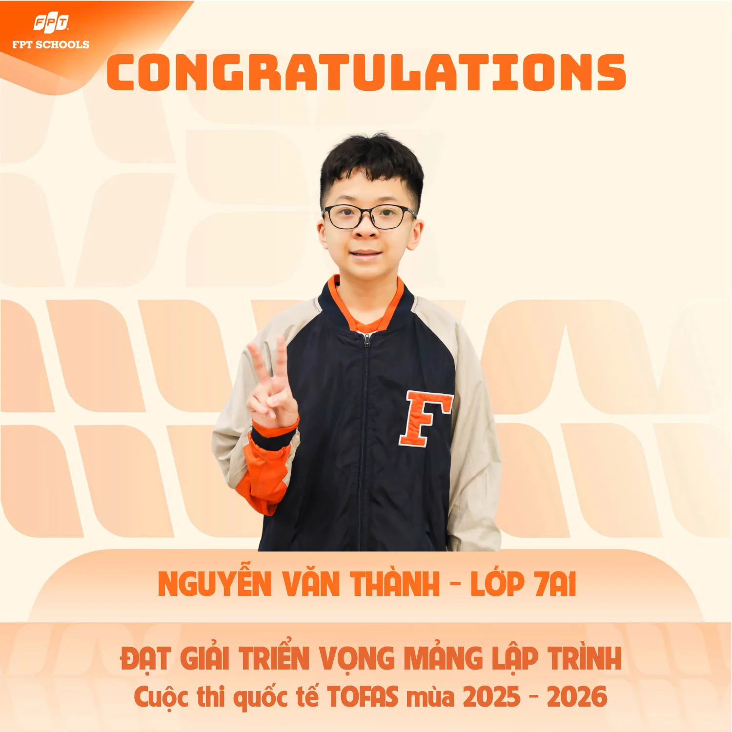 "Cơn mưa" giải thưởng của học sinh FPT School Cầu Giấy trong cuộc thi quốc tế TOFAS mùa 2025 - 2026 | FPT Schools