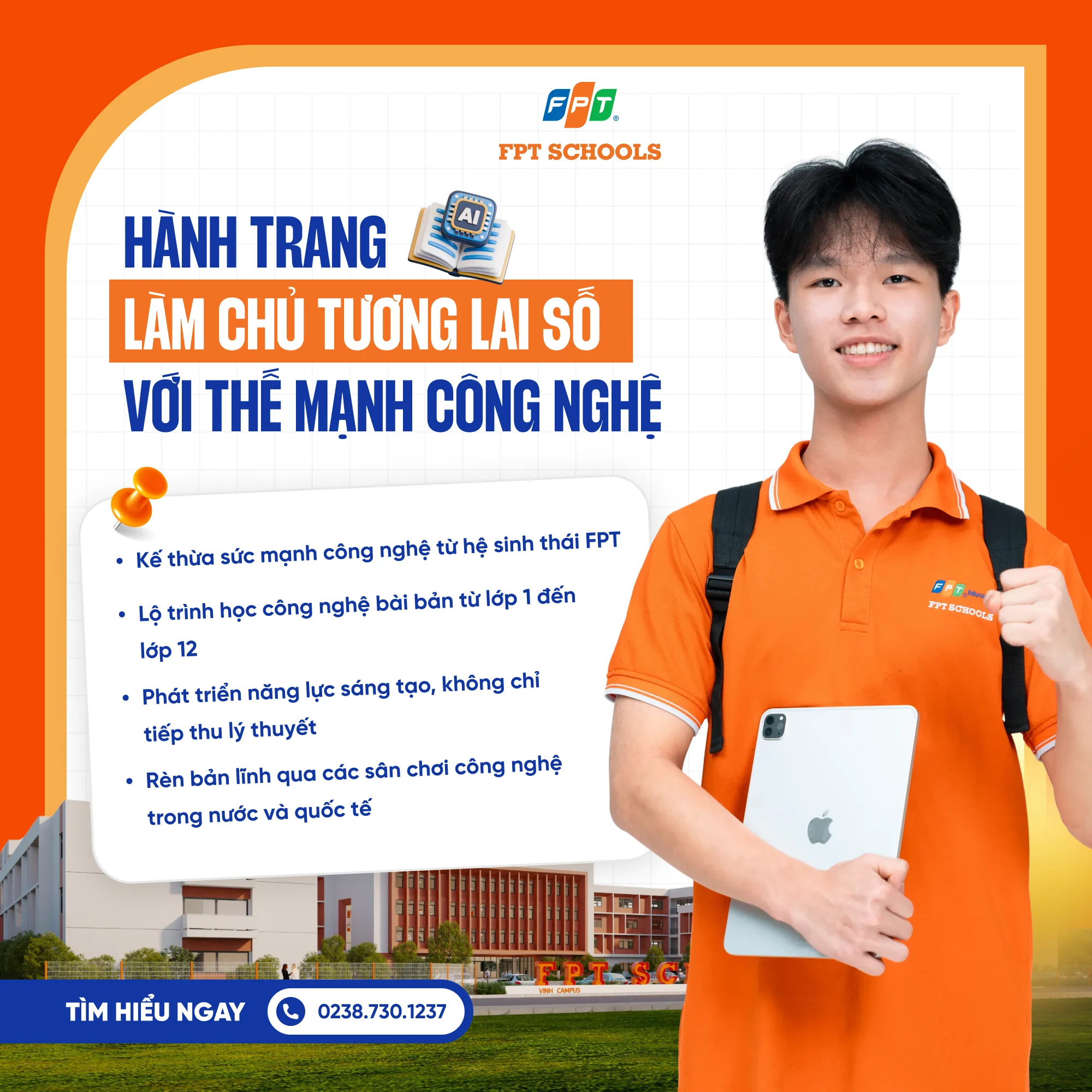 Chuẩn bị hành trang làm chủ tương lai số với thế mạnh Công nghệ tại FPT Schools | FPT Schools