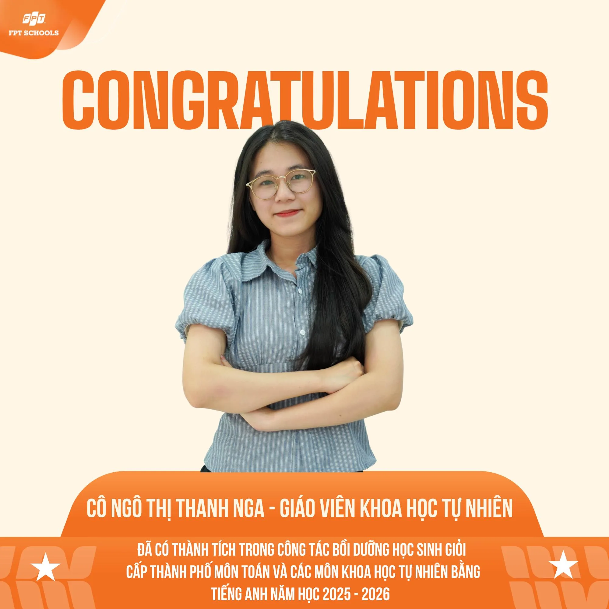 Top 5 giáo viên được Sở GD&ĐT Hải Phòng vinh danh vì có thành tích xuất sắc trong công tác bồi dưỡng học sinh Giỏi tại kỳ thi HSG cấp thành phố môn Toán và các môn KHTN bằng Tiếng Anh năm học 2025 – 2026 | FPT Schools