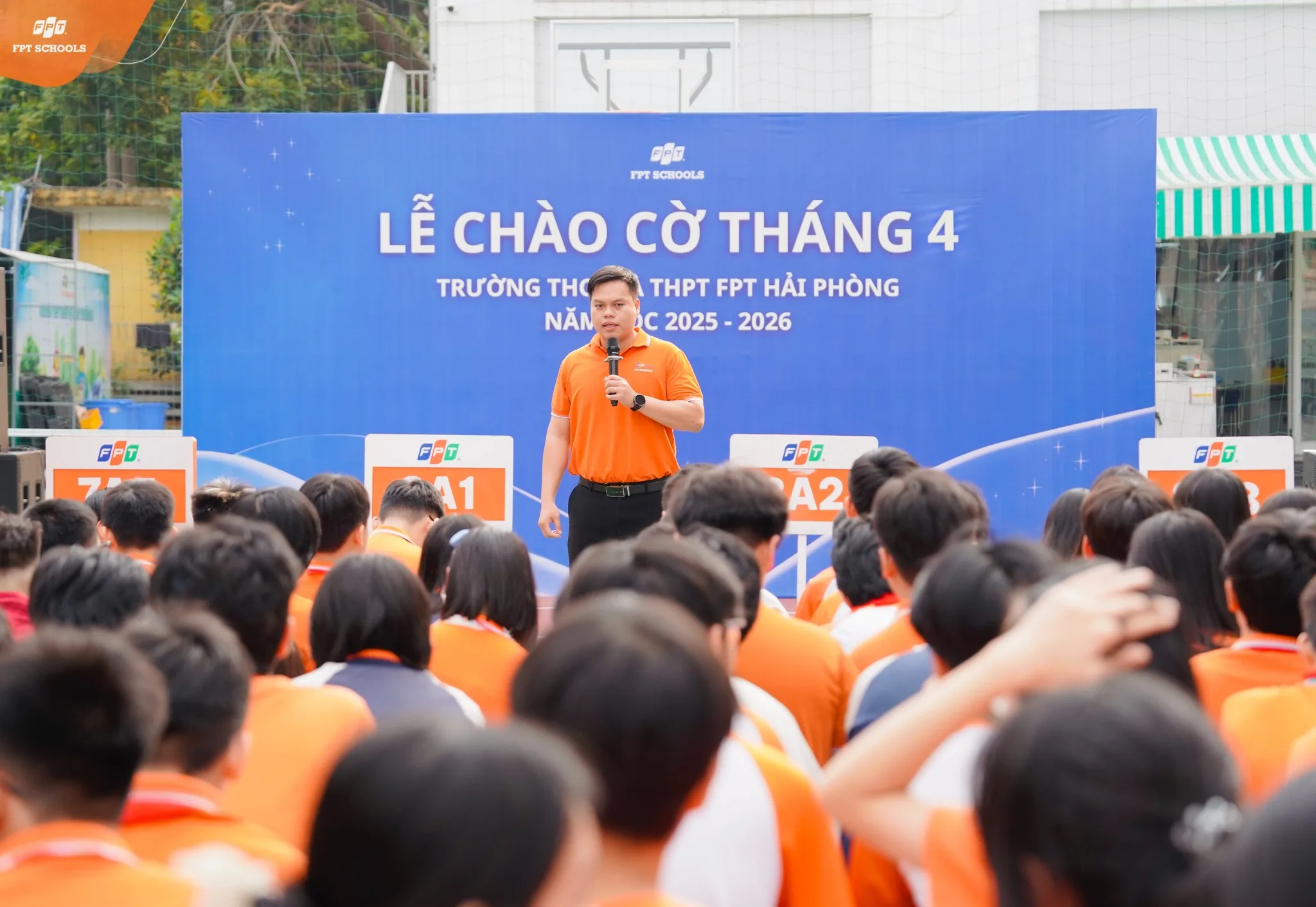 Lễ chào cờ tháng 4 FPT School Hải Phòng Khởi động tháng mới, sẵn sàng tăng tốc - FPT Education Lễ chào cờ tháng 4 FPT School Hải Phòng Khởi động tháng mới, sẵn sàng tăng tốc | FPT Schools