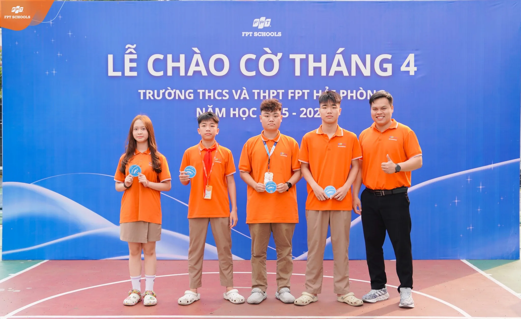Lễ chào cờ tháng 4 FPT School Hải Phòng Khởi động tháng mới, sẵn sàng tăng tốc | FPT Schools