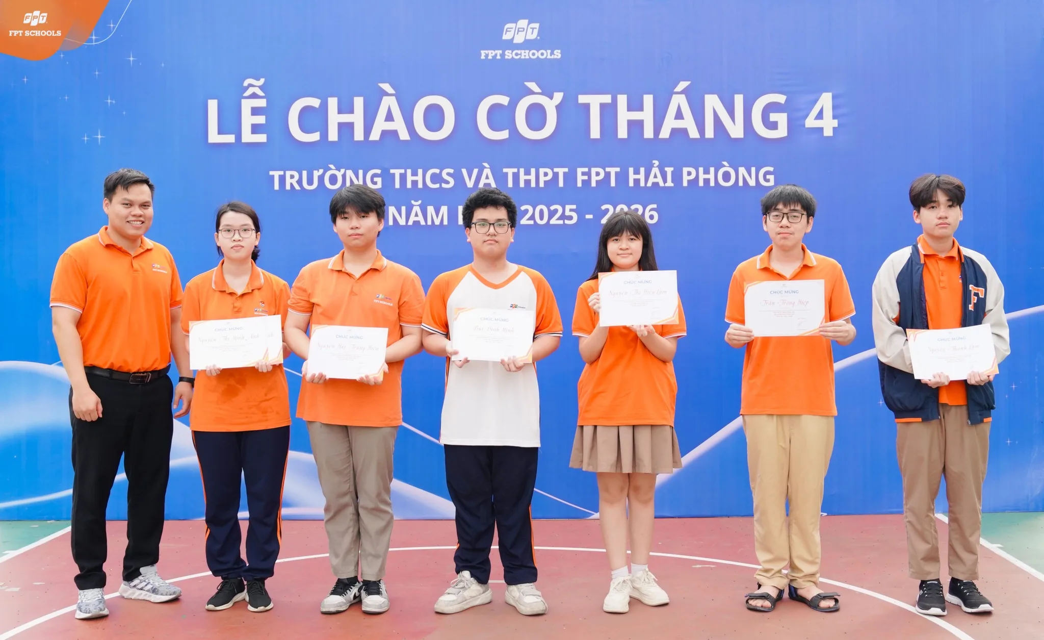 Lễ chào cờ tháng 4 FPT School Hải Phòng Khởi động tháng mới, sẵn sàng tăng tốc | FPT Schools