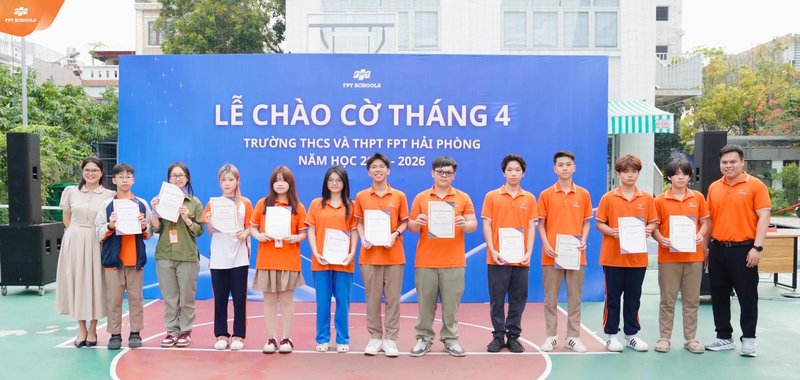 Lễ chào cờ tháng 4 FPT School Hải Phòng Khởi động tháng mới, sẵn sàng tăng tốc - FPT Education Lễ chào cờ tháng 4 FPT School Hải Phòng Khởi động tháng mới, sẵn sàng tăng tốc | FPT Schools