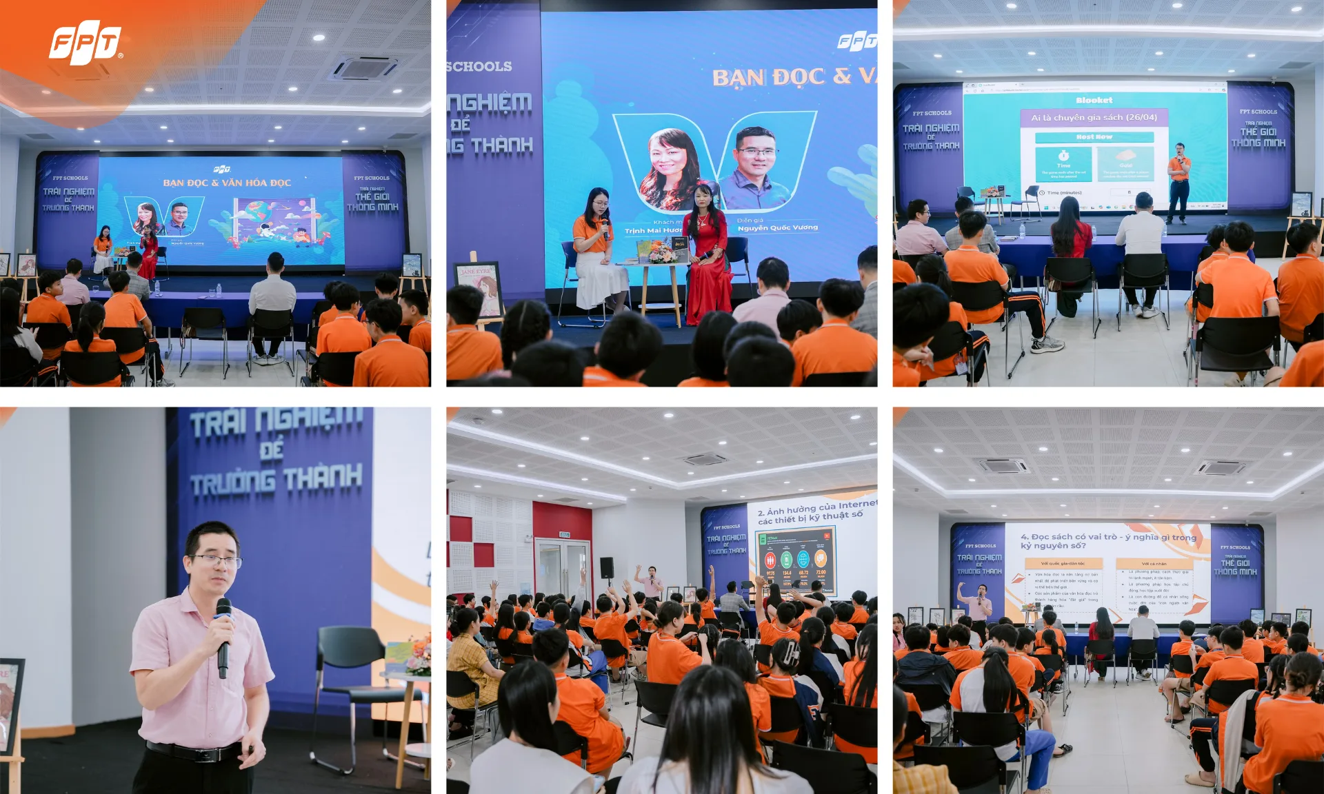 FPT School Thanh Hóa lan tỏa văn hóa đọc qua sự kiện “Bạn đọc & Văn hóa đọc” | FPT Schools