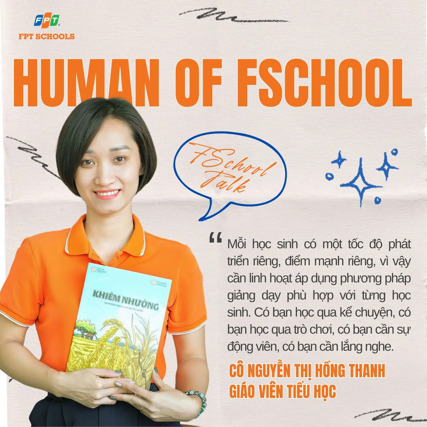 Cô Nguyễn Thị Hồng Thanh: 13 năm gieo chữ và thấu hiểu học sinh tại FPT School Thanh Hóa | FPT Schools