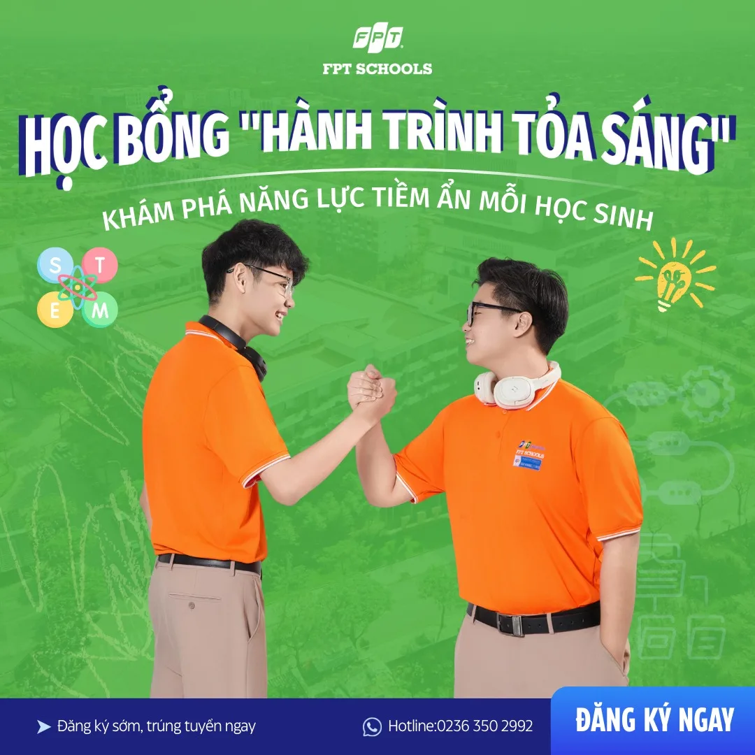QUỸ HỌC BỔNG HƠN 13 TỶ ĐỒNG TẠI THPT FPT ĐÀ NẴNG SẼ DÀNH CHO AI? | FPT Schools