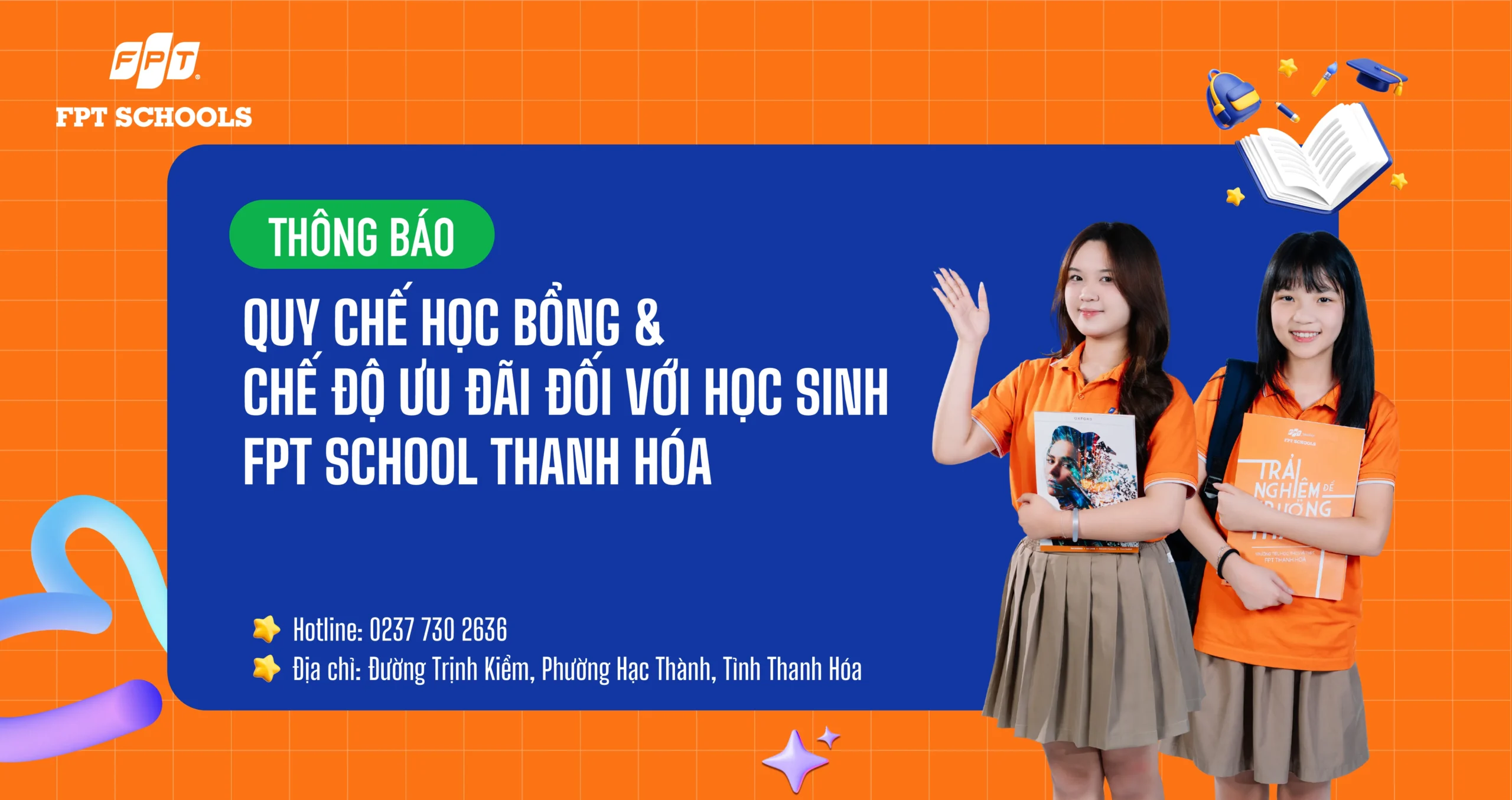 Quy chế học bổng và chế độ ưu đãi dành cho học sinh FPT School Thanh Hóa