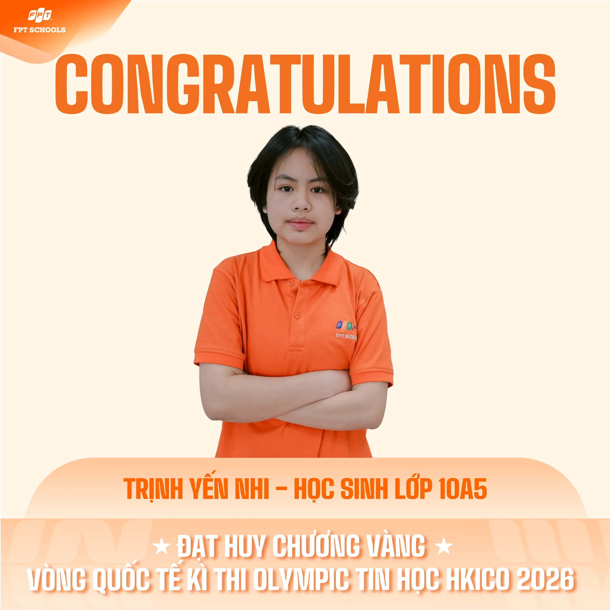 VINH DANH NHỮNG “TÀI NĂNG TRẺ” TẠI CHUNG KẾT KỲ THI OLYMPIC TIN HỌC QUỐC TẾ HKICO 2026. | FPT Schools