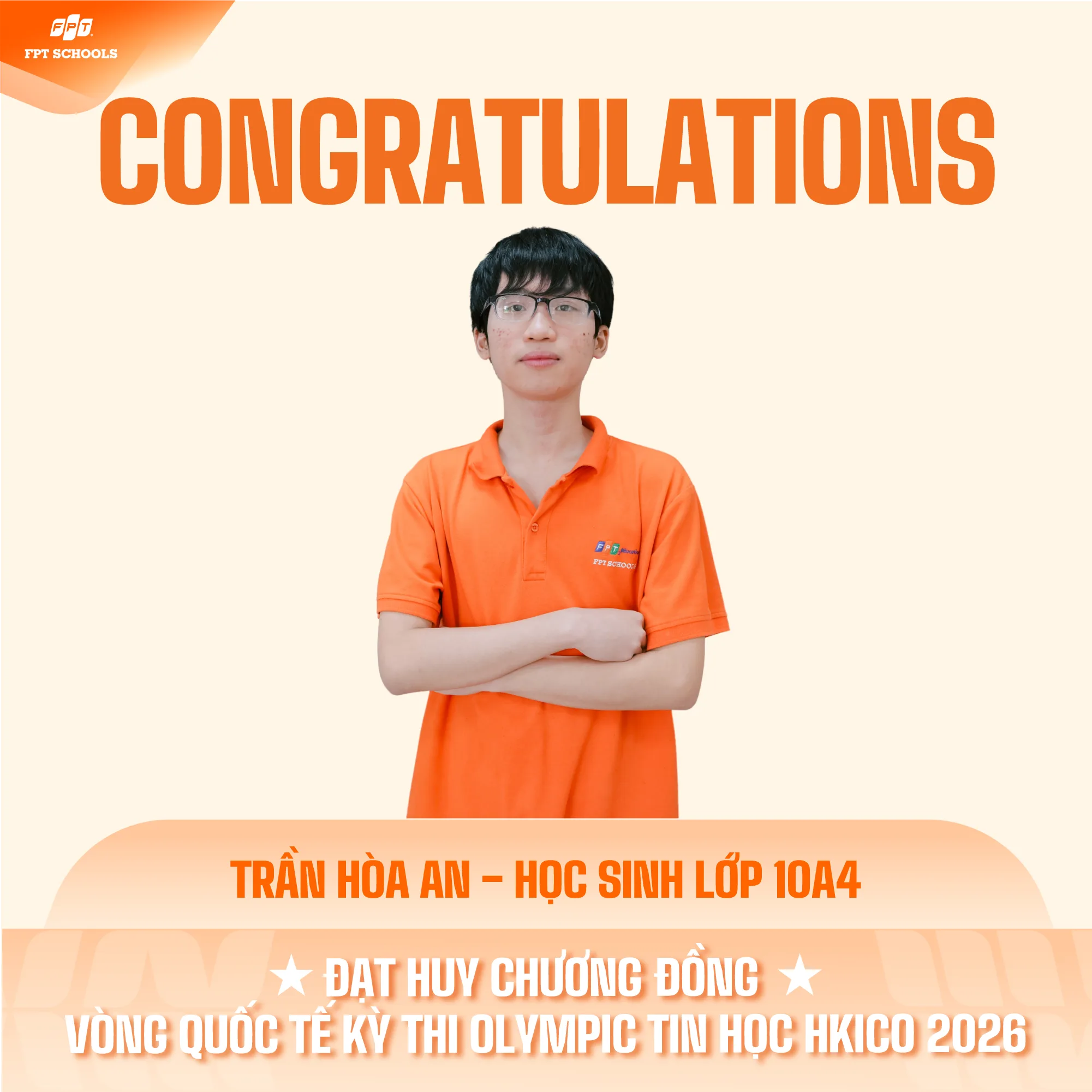 VINH DANH NHỮNG “TÀI NĂNG TRẺ” TẠI CHUNG KẾT KỲ THI OLYMPIC TIN HỌC QUỐC TẾ HKICO 2026. | FPT Schools