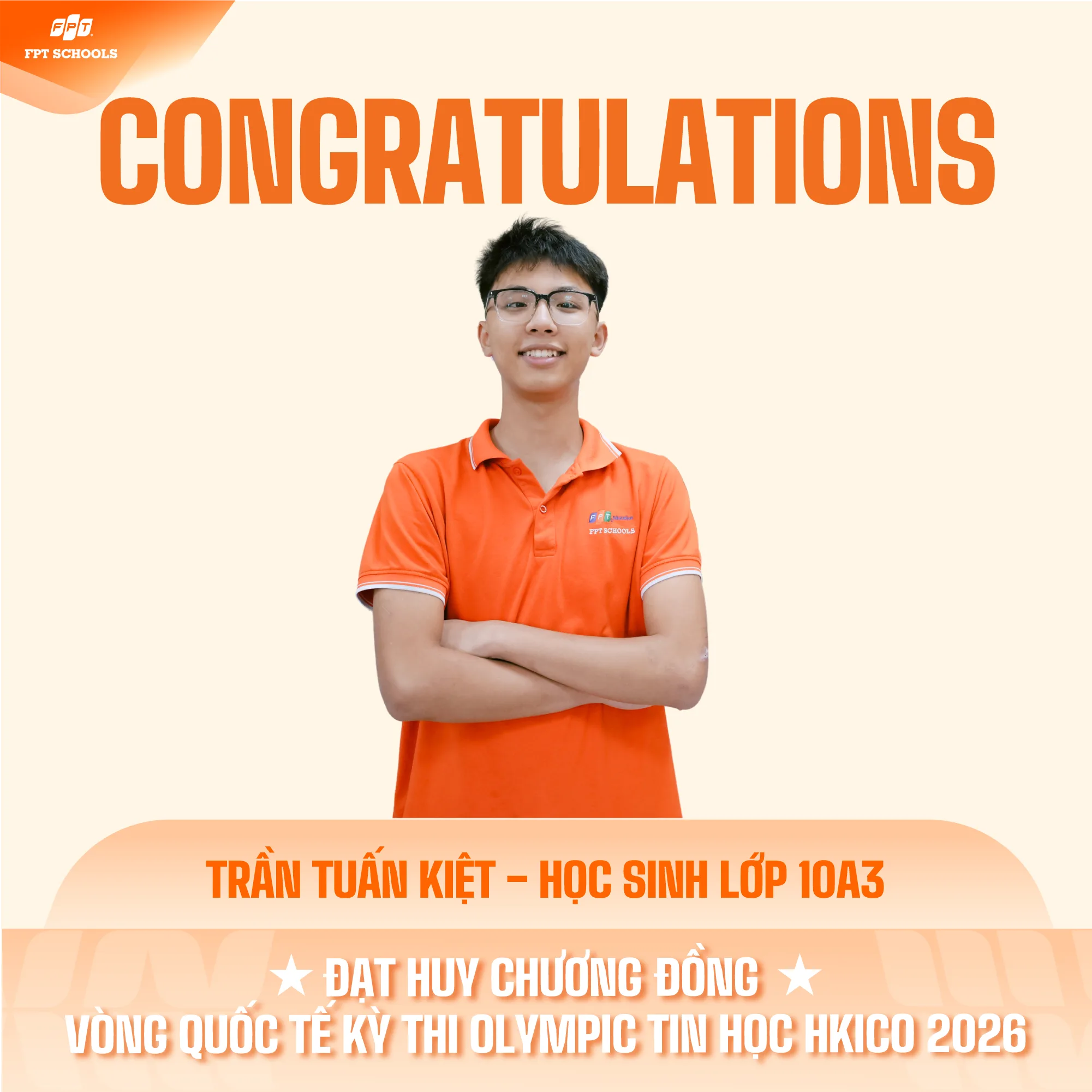 VINH DANH NHỮNG “TÀI NĂNG TRẺ” TẠI CHUNG KẾT KỲ THI OLYMPIC TIN HỌC QUỐC TẾ HKICO 2026. | FPT Schools