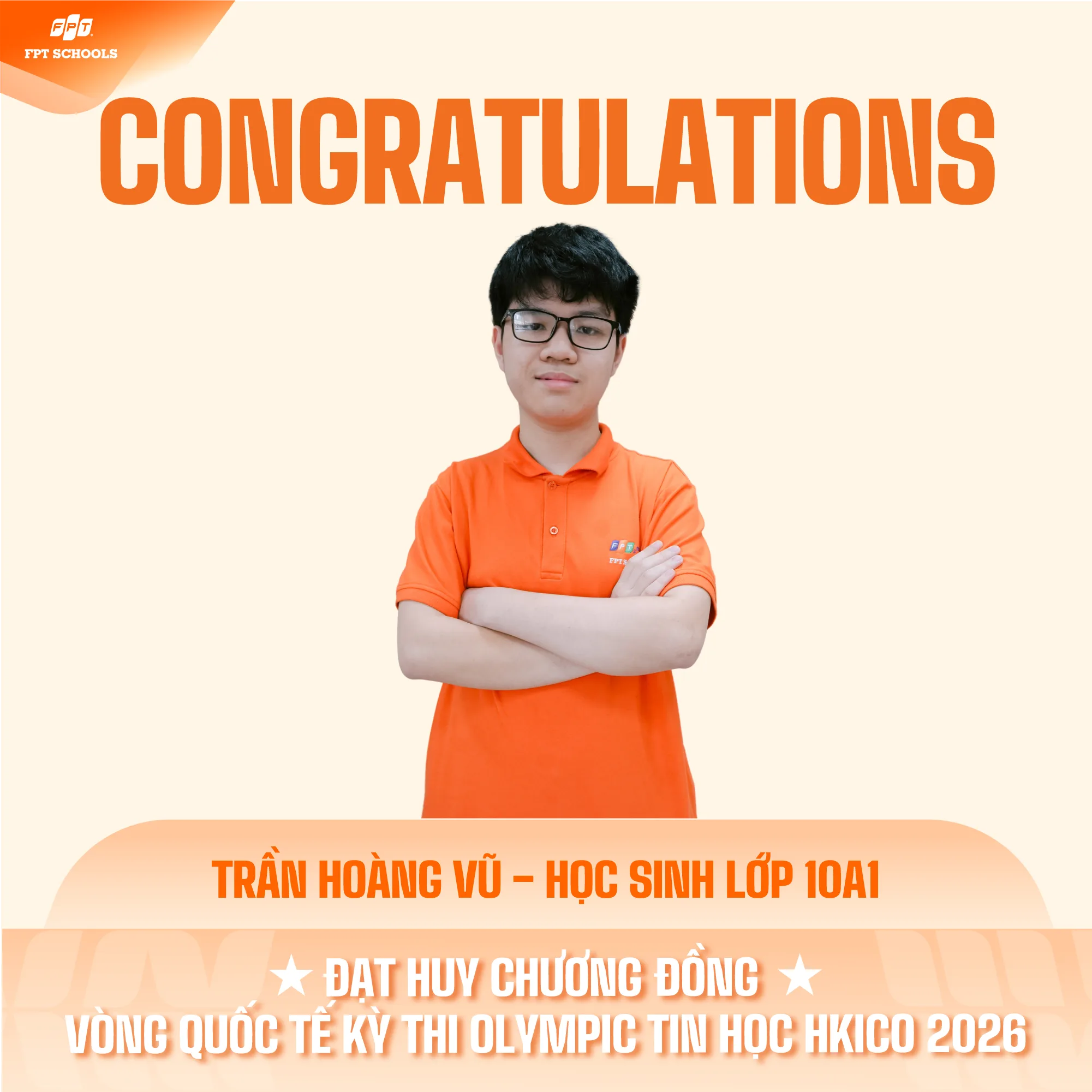 VINH DANH NHỮNG “TÀI NĂNG TRẺ” TẠI CHUNG KẾT KỲ THI OLYMPIC TIN HỌC QUỐC TẾ HKICO 2026. | FPT Schools
