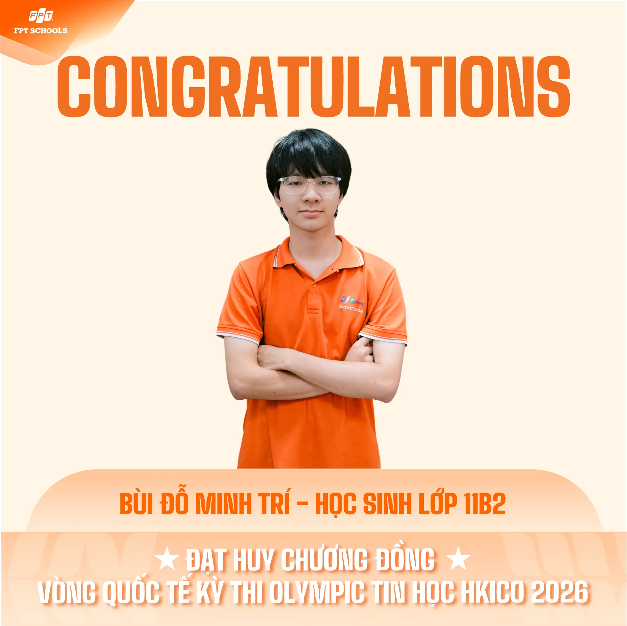 VINH DANH NHỮNG “TÀI NĂNG TRẺ” TẠI CHUNG KẾT KỲ THI OLYMPIC TIN HỌC QUỐC TẾ HKICO 2026. | FPT Schools