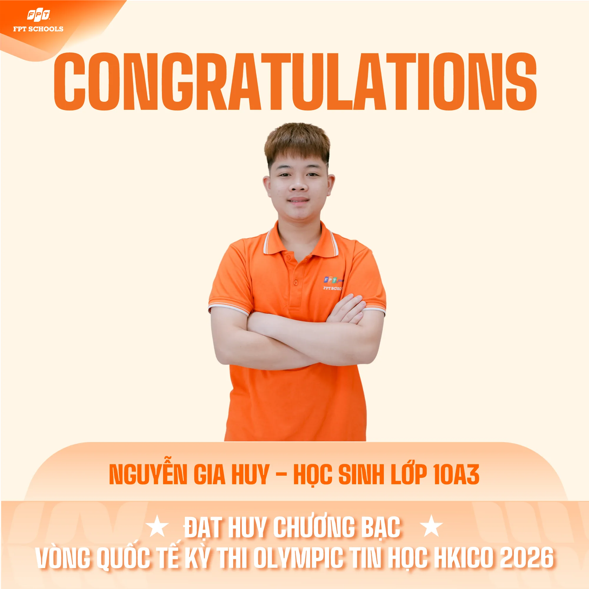 VINH DANH NHỮNG “TÀI NĂNG TRẺ” TẠI CHUNG KẾT KỲ THI OLYMPIC TIN HỌC QUỐC TẾ HKICO 2026. | FPT Schools