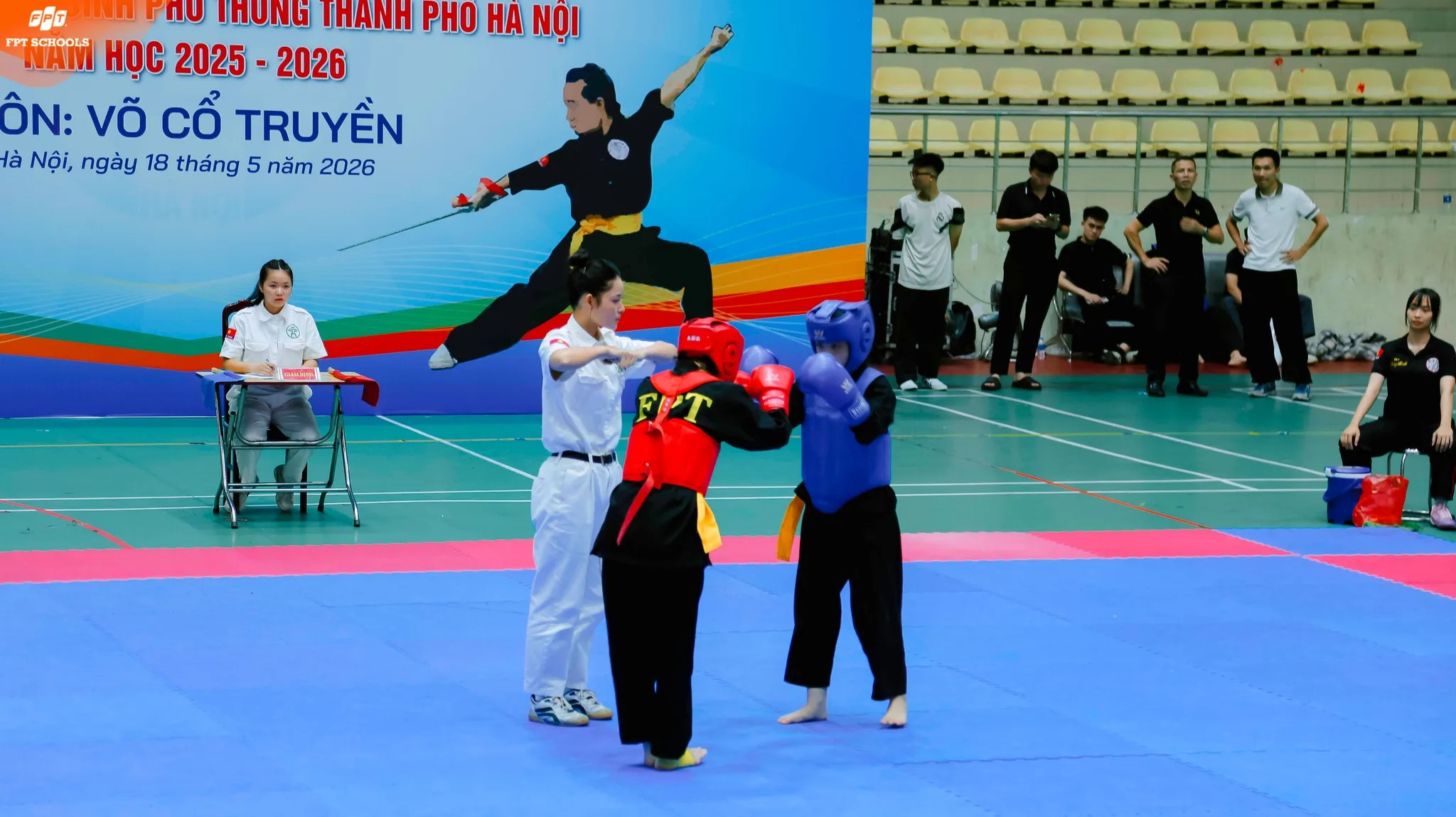ĐỘI TUYỂN TRƯỜNG THPT FPT HÀ NỘI CHINH PHỤC SÀN ĐẤU VÕ THUẬT TẠI GIẢI THỂ THAO HỌC SINH PHỔ THÔNG THÀNH PHỐ HÀ NỘI NĂM HỌC 2025–2026 - FPT Education ĐỘI TUYỂN TRƯỜNG THPT FPT HÀ NỘI CHINH PHỤC SÀN ĐẤU VÕ THUẬT TẠI GIẢI THỂ THAO HỌC SINH PHỔ THÔNG THÀNH PHỐ HÀ NỘI NĂM HỌC 2025–2026 | FPT Schools